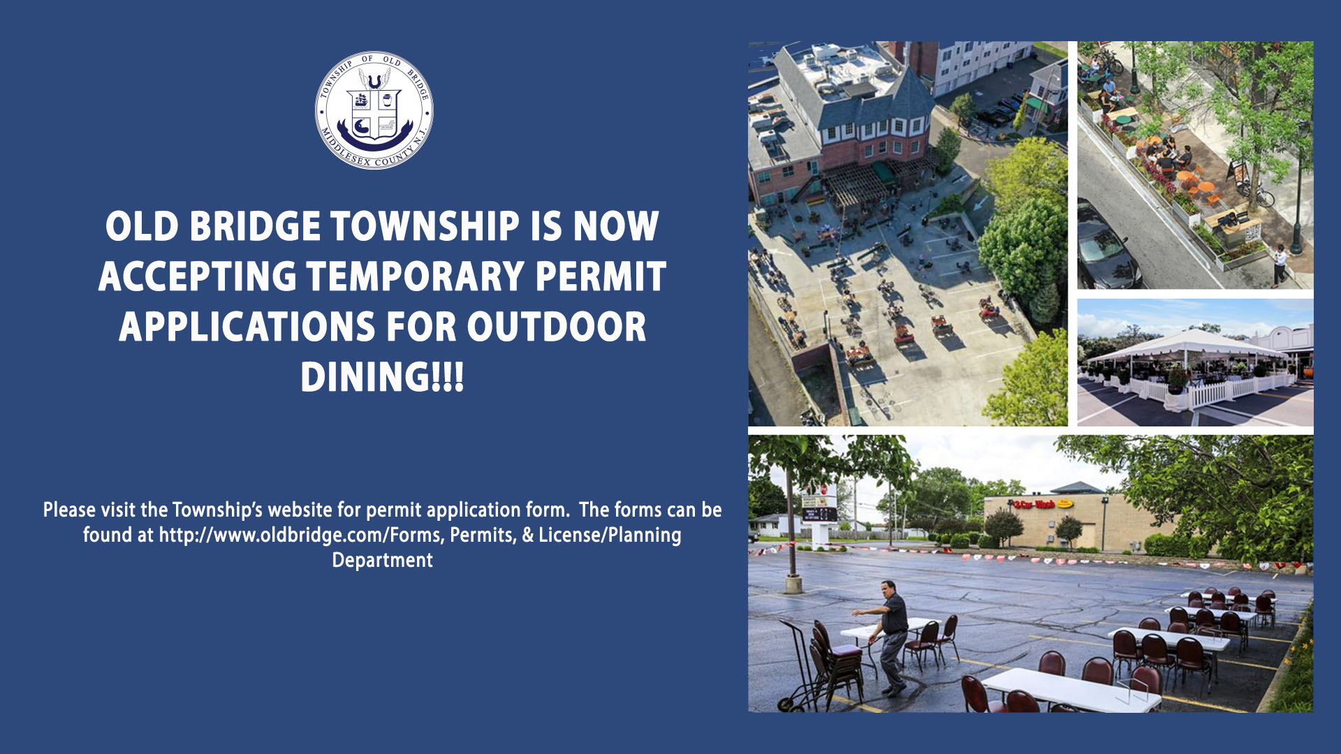 Old Bridge new COVID-19 cases remain low, township is accepting temporary outdoor dining permits