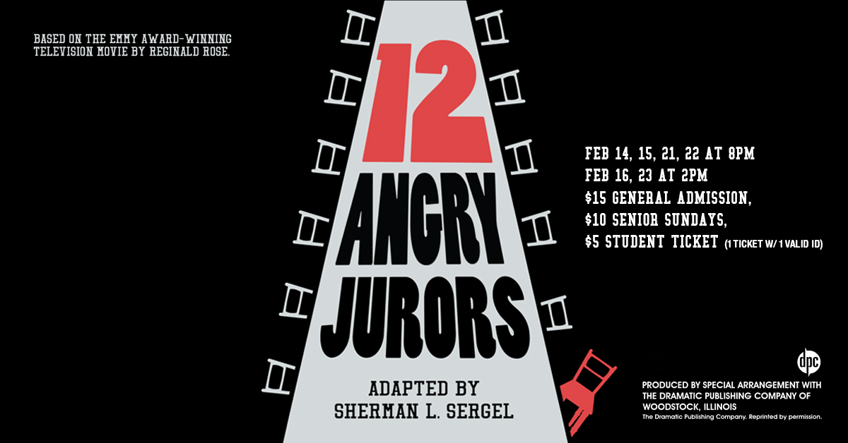 Twelve Angry Jurors production at Brookdale Performing Arts Center next month