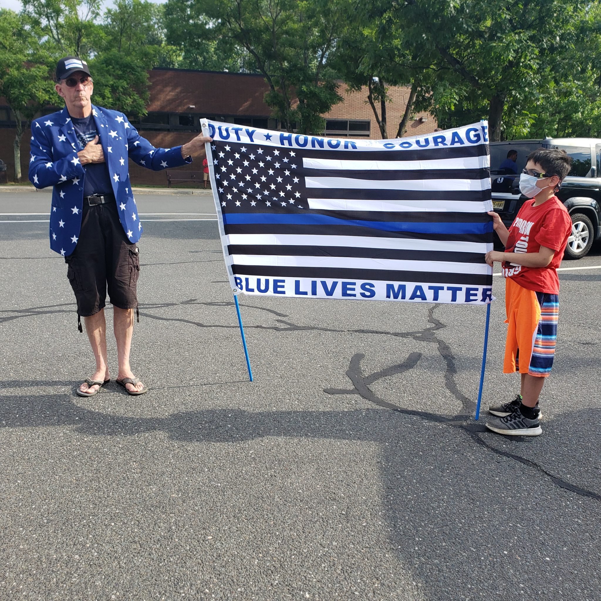 Resident organizes rally in support of Old Bridge police and ‘every good law enforcement officer’ across the country