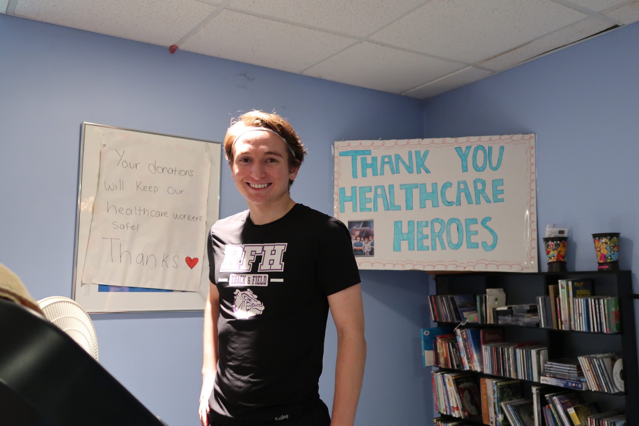 Fair Haven teenager runs virtual marathon to raise funds for healthcare workers