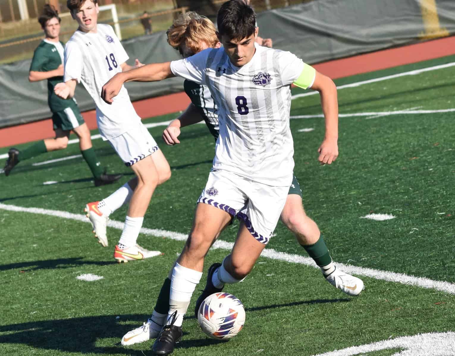 Bulldogs rally past Raritan; clinch share of A Central soccer crown