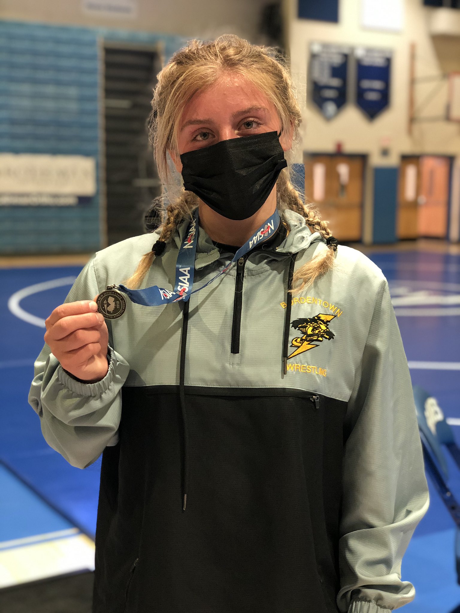 Mazzella set to make history as first Bordentown girls wrestling state qualifier