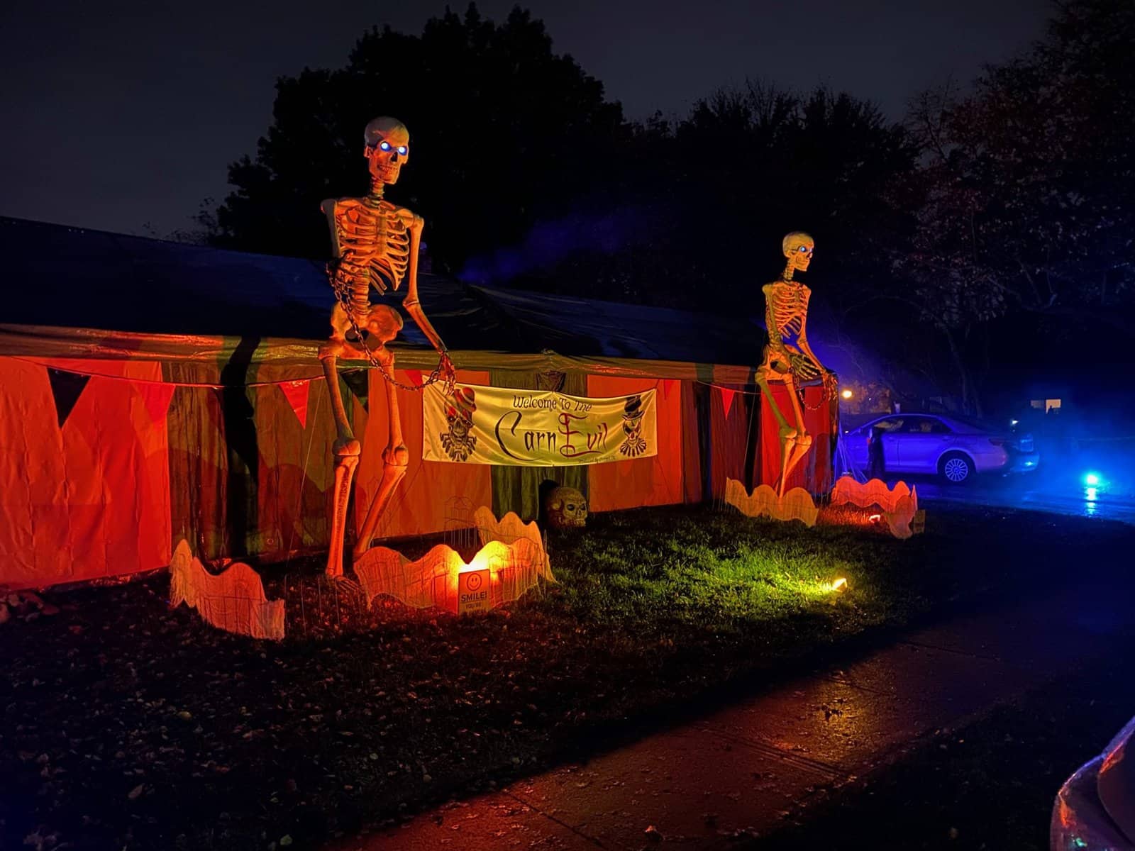 Bordentown teen showcases artistic aspirations through Halloween display