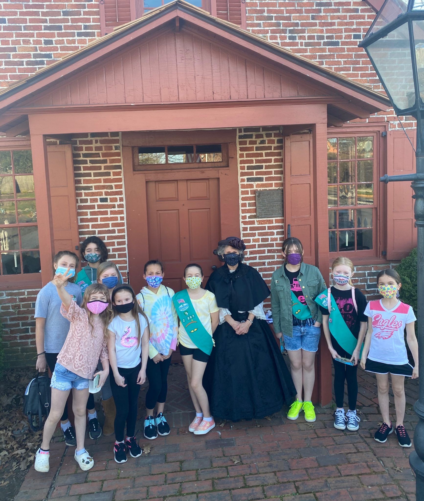 Clara Barton Schoolhouse welcomes Girl Scout Troop 25891 for Women’s History Month