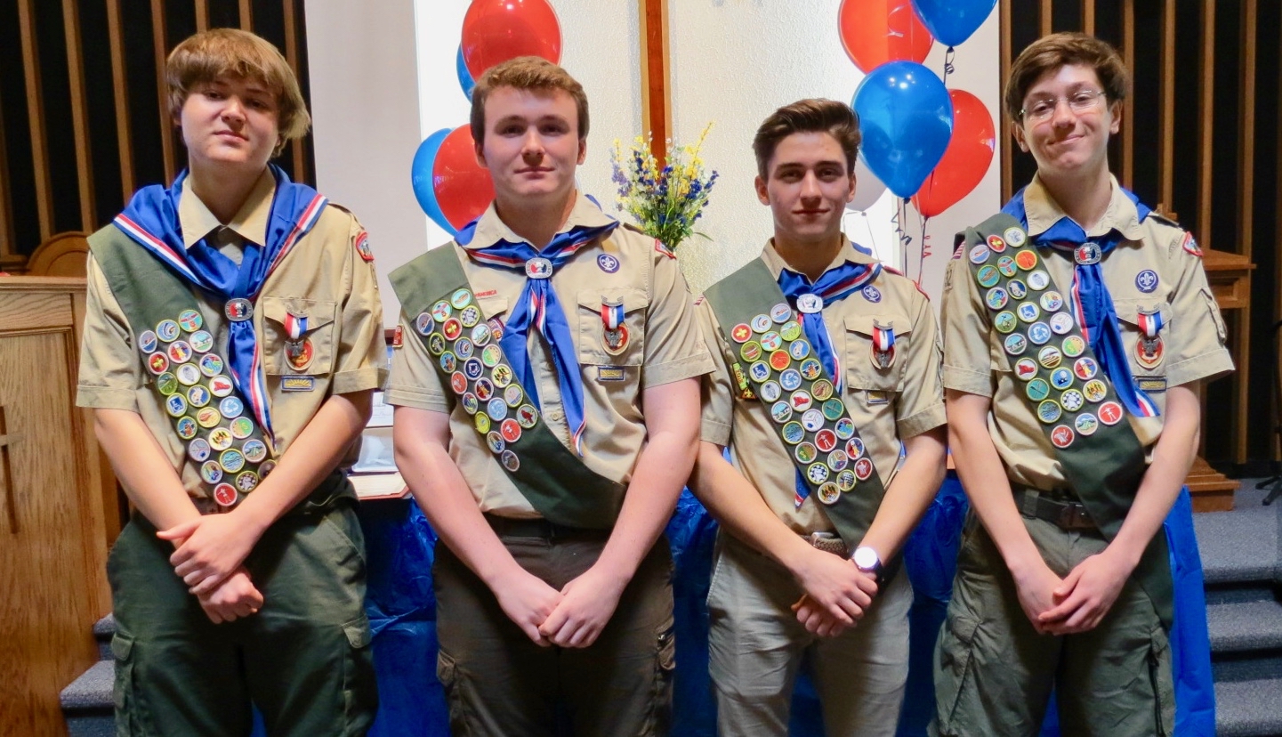 Boy Scout Troop 32 honors Eagle Scouts