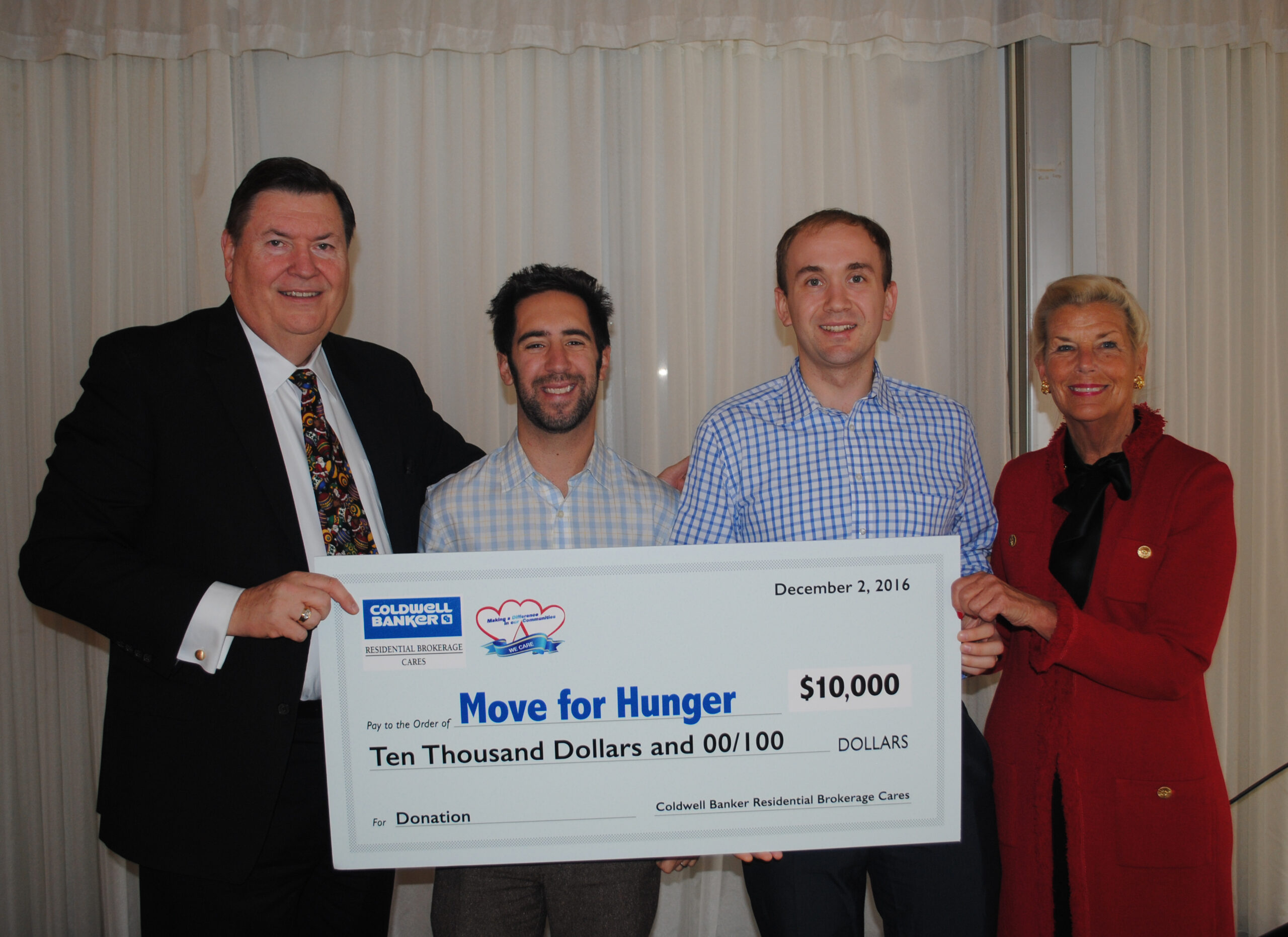 Coldwell Banker Residential Brokerage Cares donates $100,000 to local charities