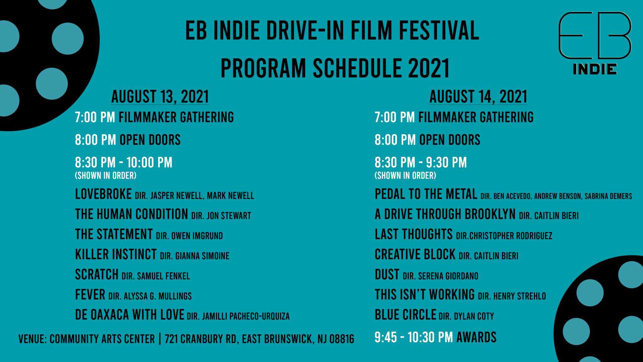 EB Indie Film Festival hits the drive-in on Aug. 13, 14