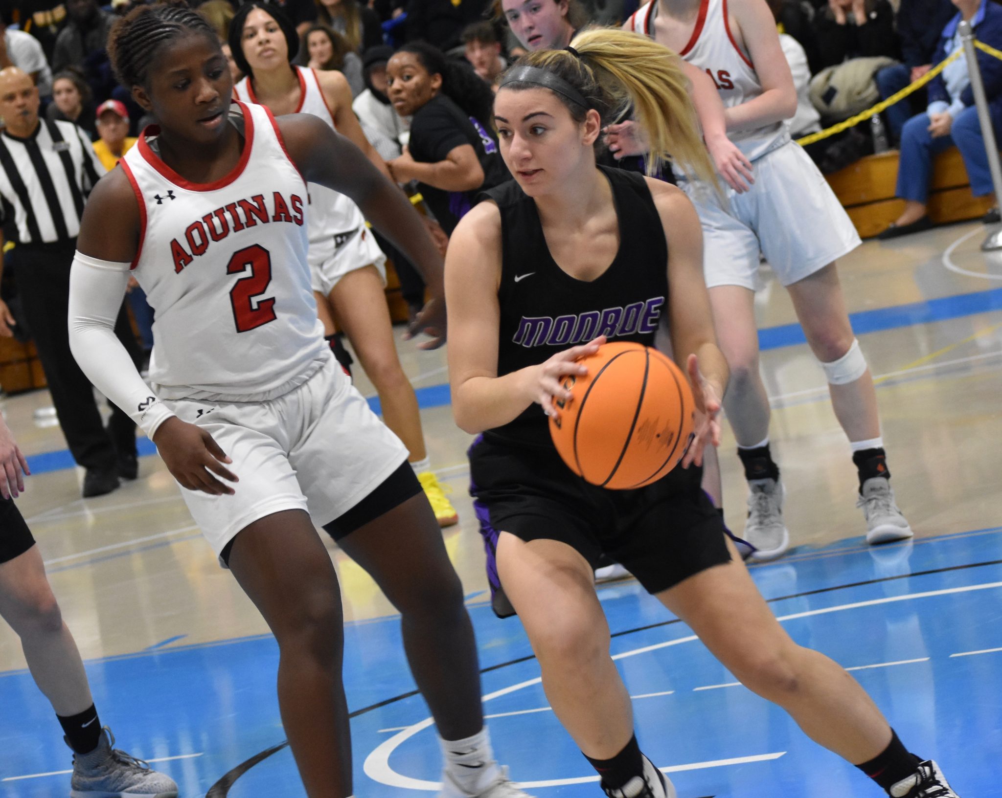 Monroe girls’ basketball falls to Hillsborough in state sectional tournament