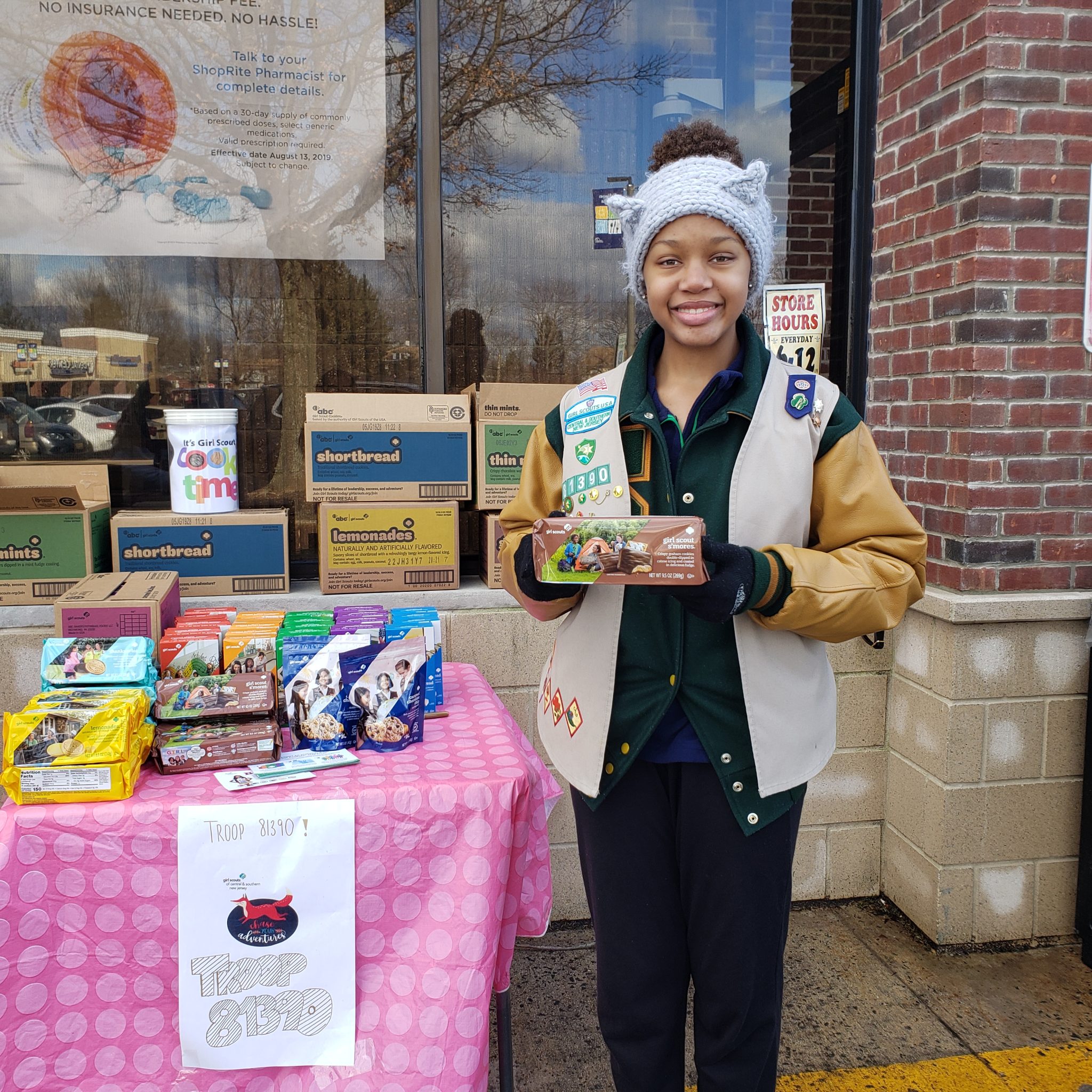 Edison teen’s photo is on Girl Scout cookie s’mores package