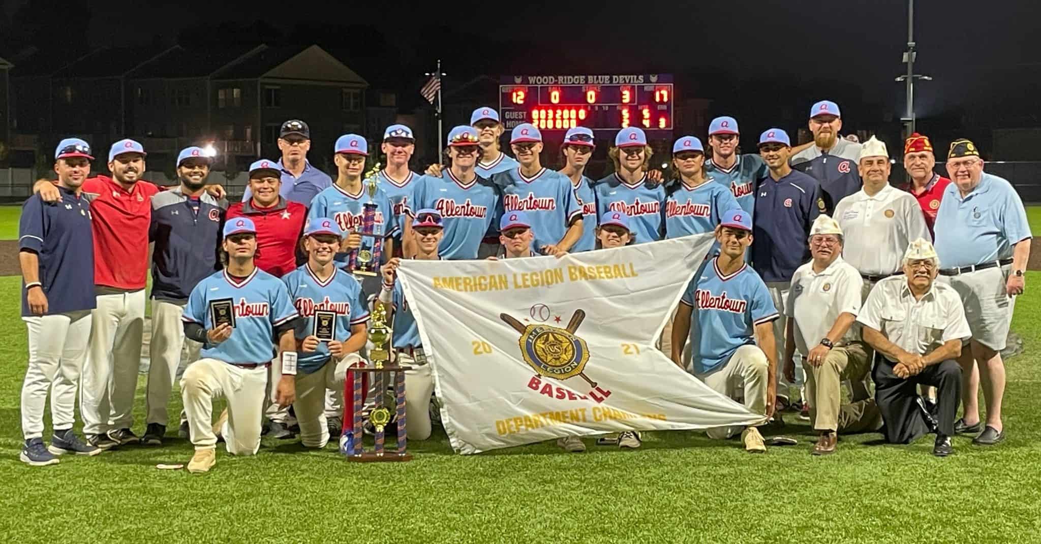 Allentown American Legion team wins state baseball crown; heads to regional tourney