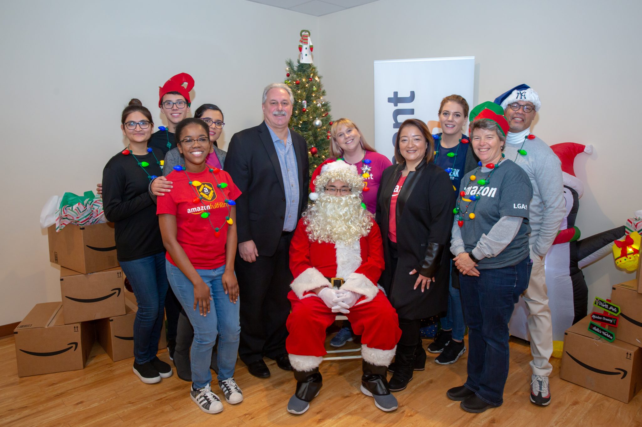 Amazon spreads holiday joy for Triple C Housing families in Edison