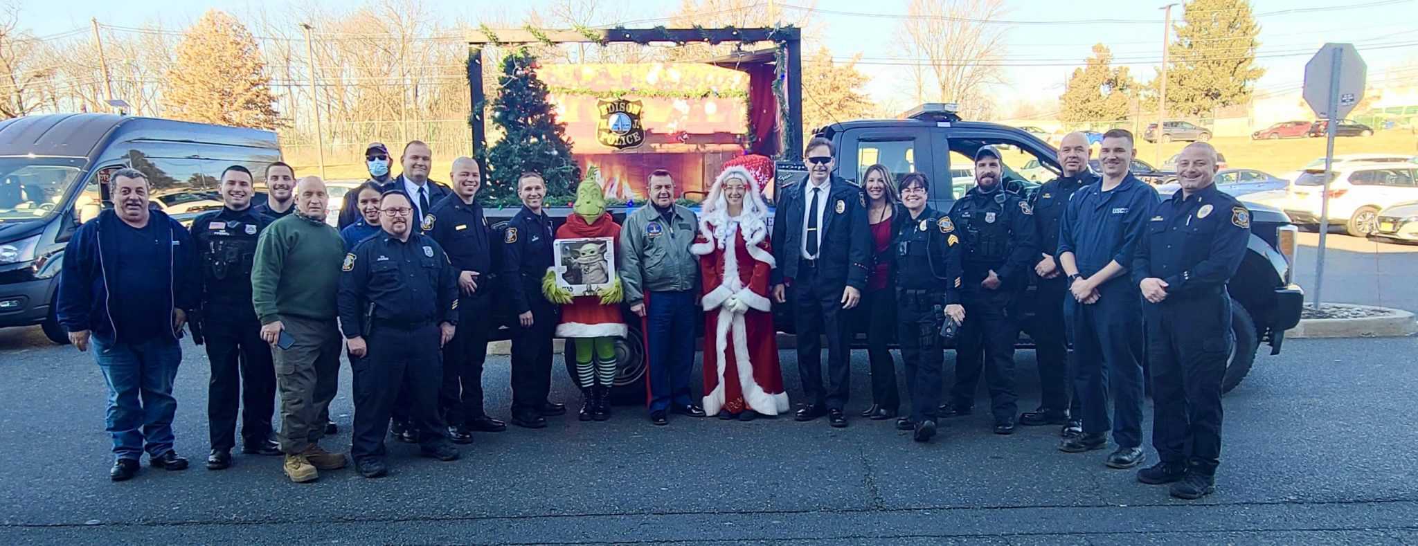 Edison Police Department’s special units team up to collect more than 4K toys for Toys for Tots