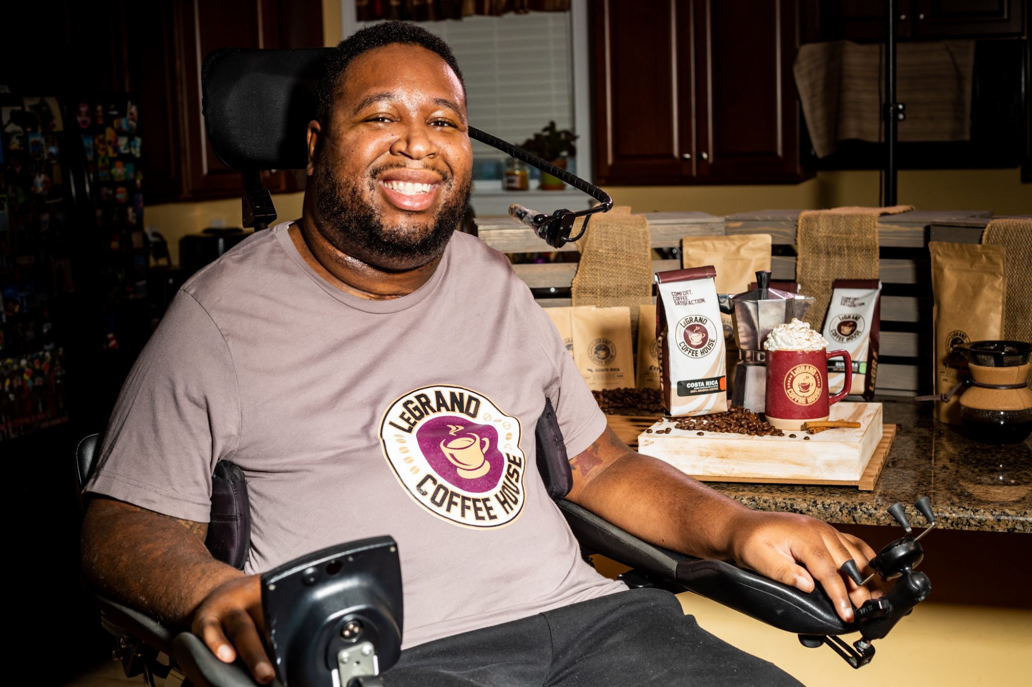 Months after trying his first cup of coffee, Eric LeGrand decides to open storefront in Woodbridge