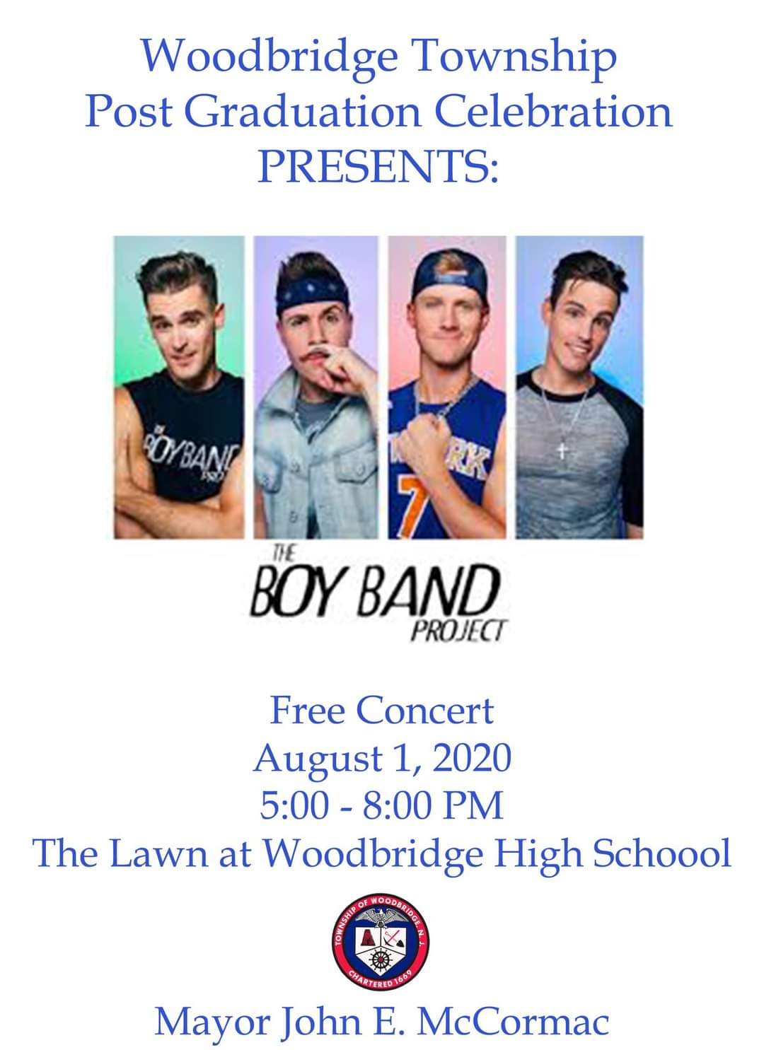 Woodbridge reports lowest number of cases in July since pandemic started, free Boy Band Project concert from 5-8 tonight