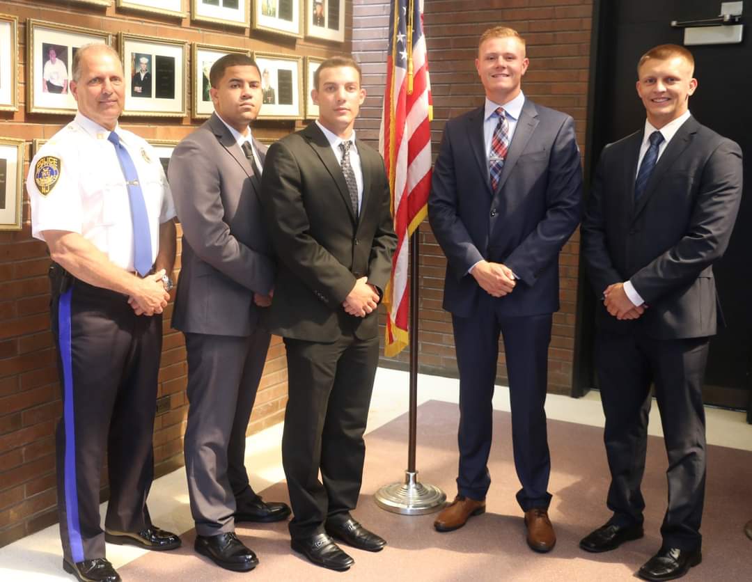 Old Bridge Police Department promotes two officers, welcomes four more