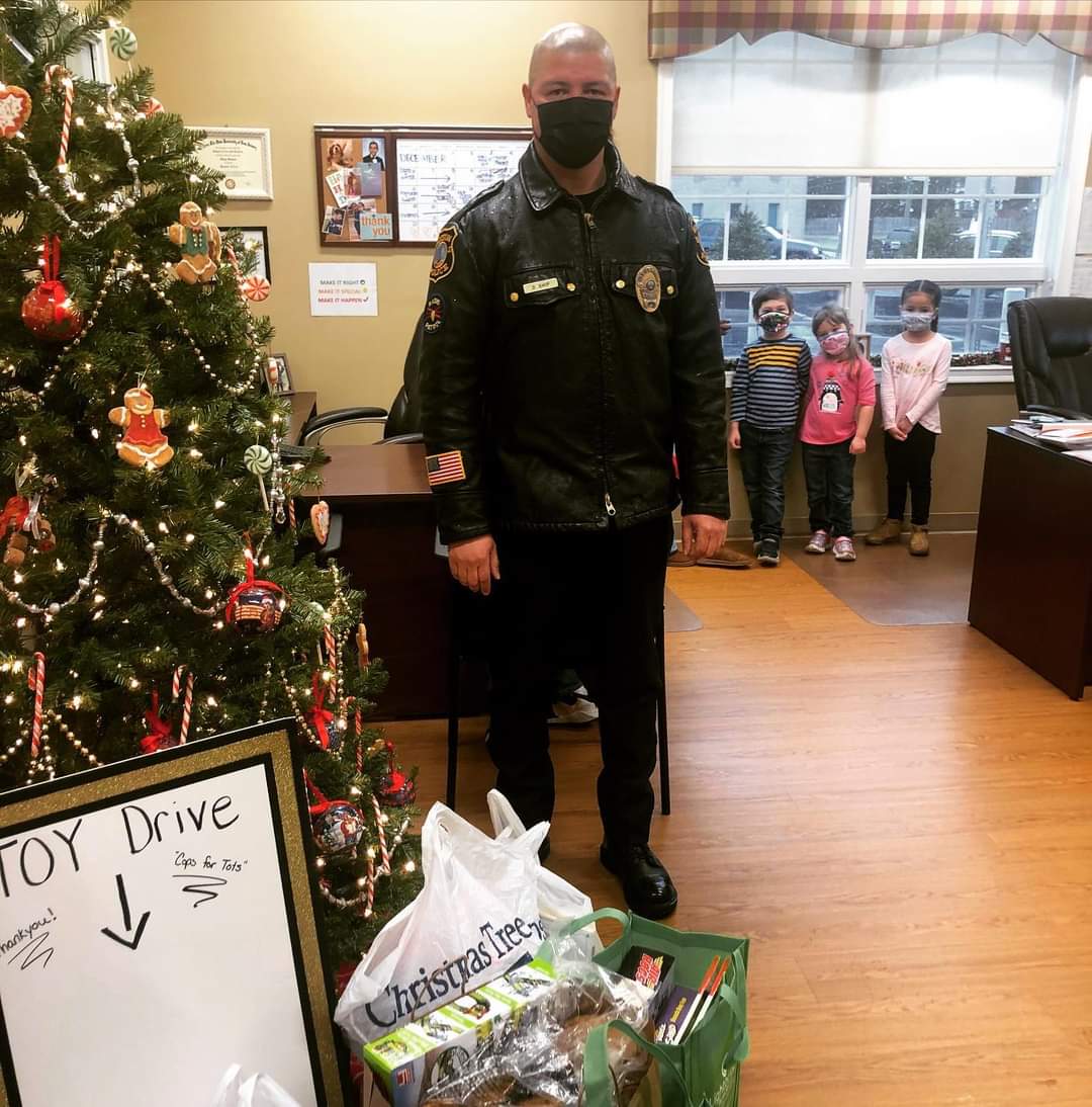 Edison total COVID-19 cases reach more than 4K, Lightbridge Academy and its little helpers donate to Cops For Tots toy drive