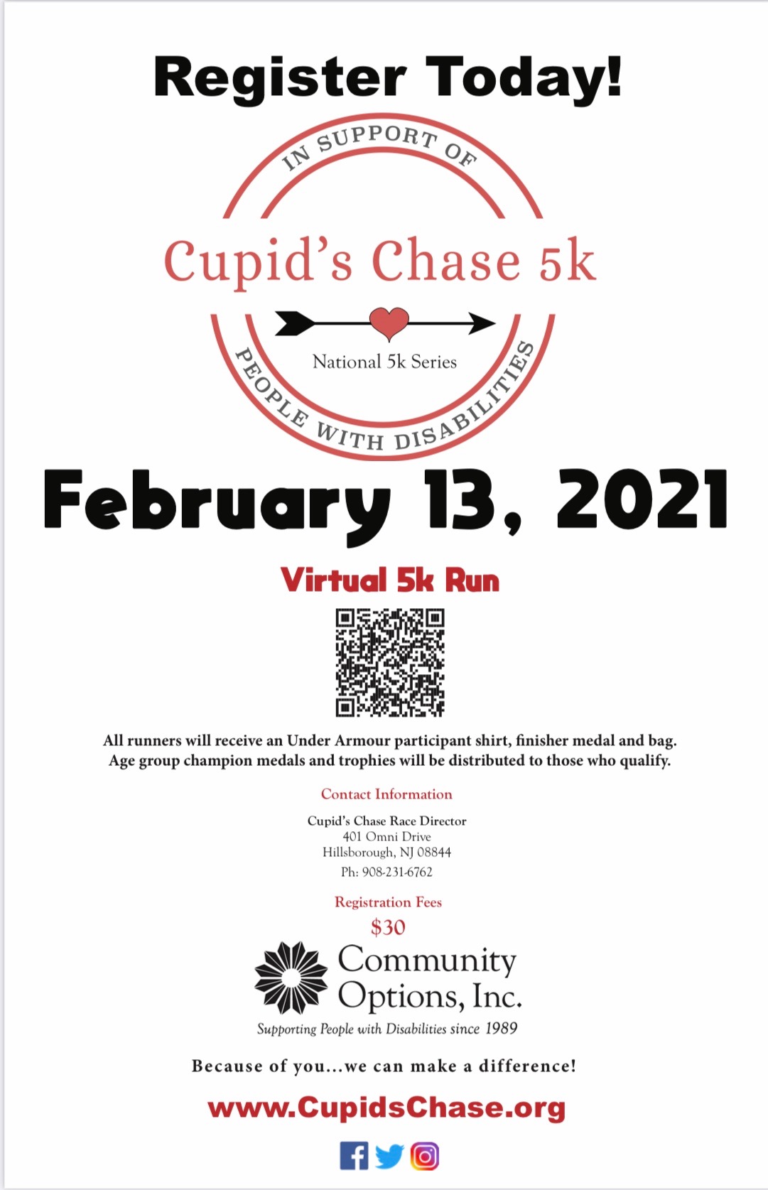 Somerset County residents to participate in Cupid’s Chase virtual 5K