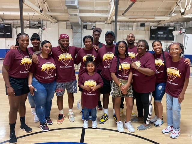 Local residents honor former coach during Larry Smith Sr. Memorial 3-on-3 Basketball Tournament