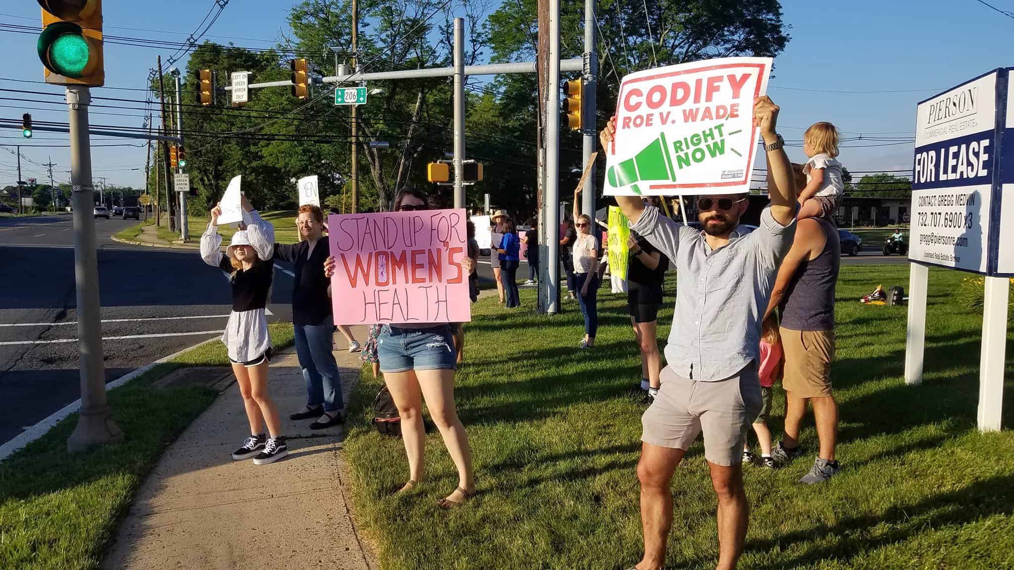 Our Revolution Hillsborough holds pro-choice rally in response to overturn of Roe v. Wade