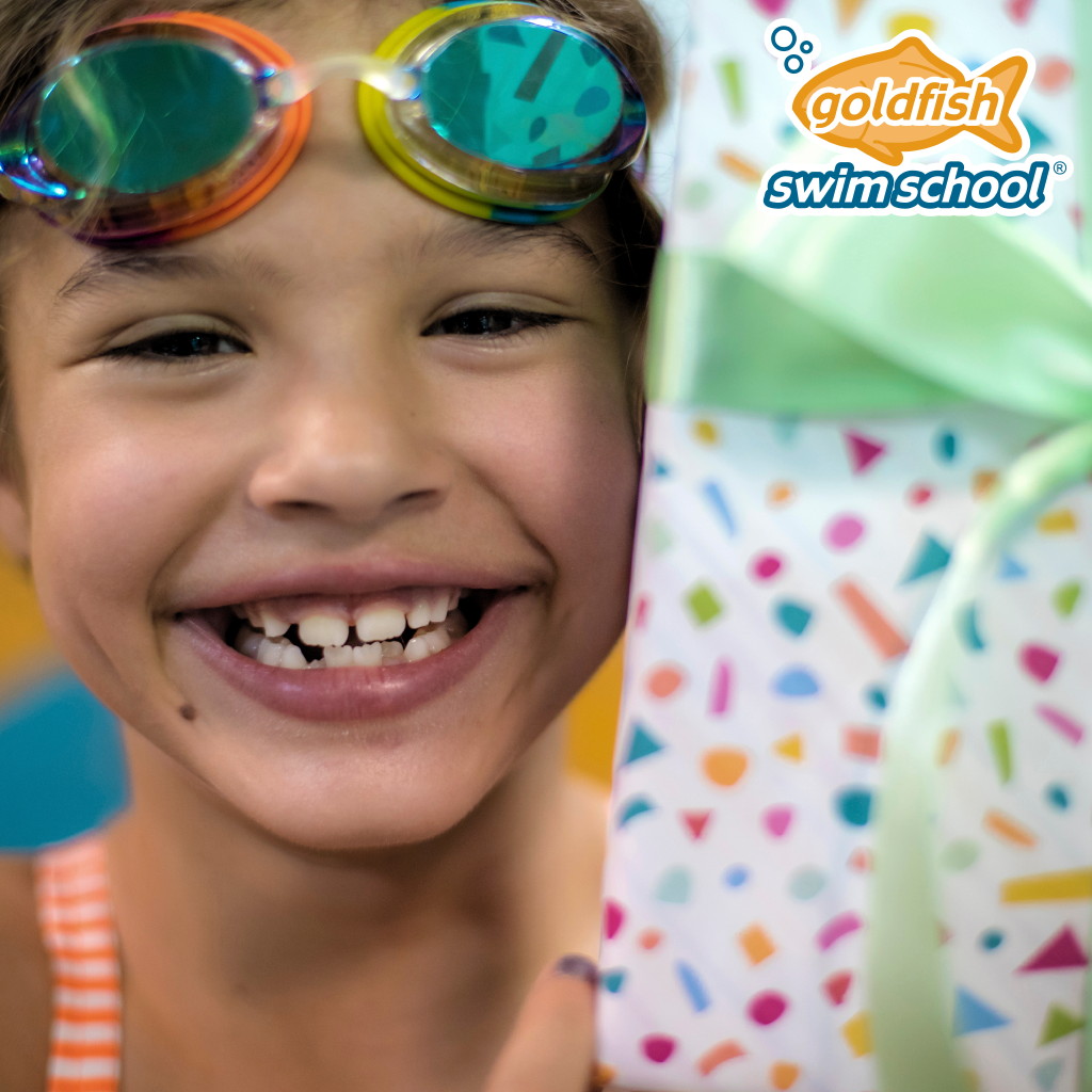 Give the gift of swim lessons at Goldfish Swim School