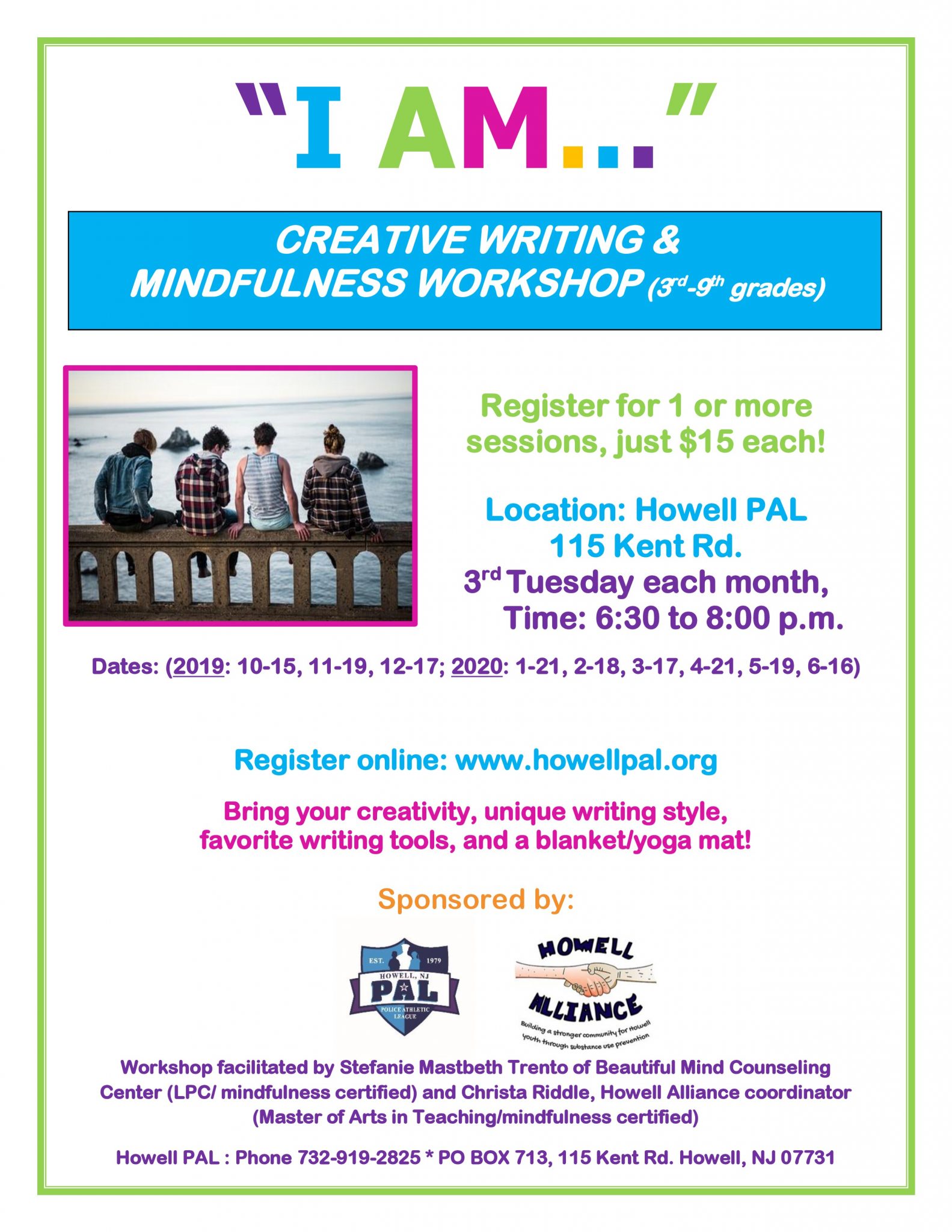 Howell organizations offer creative writing workshop for young people