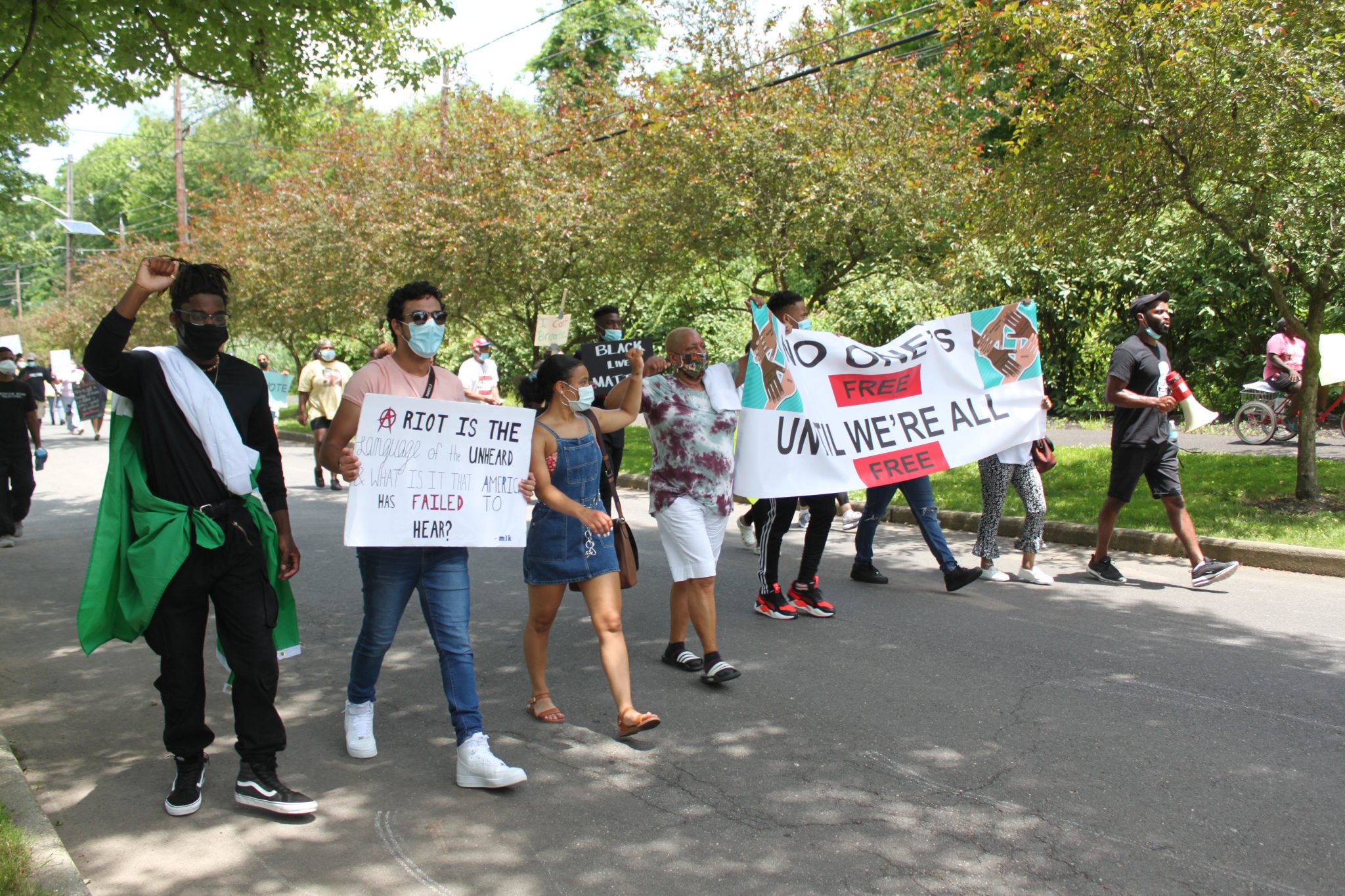 Protest march in Lawrence ‘not a moment, a movement’