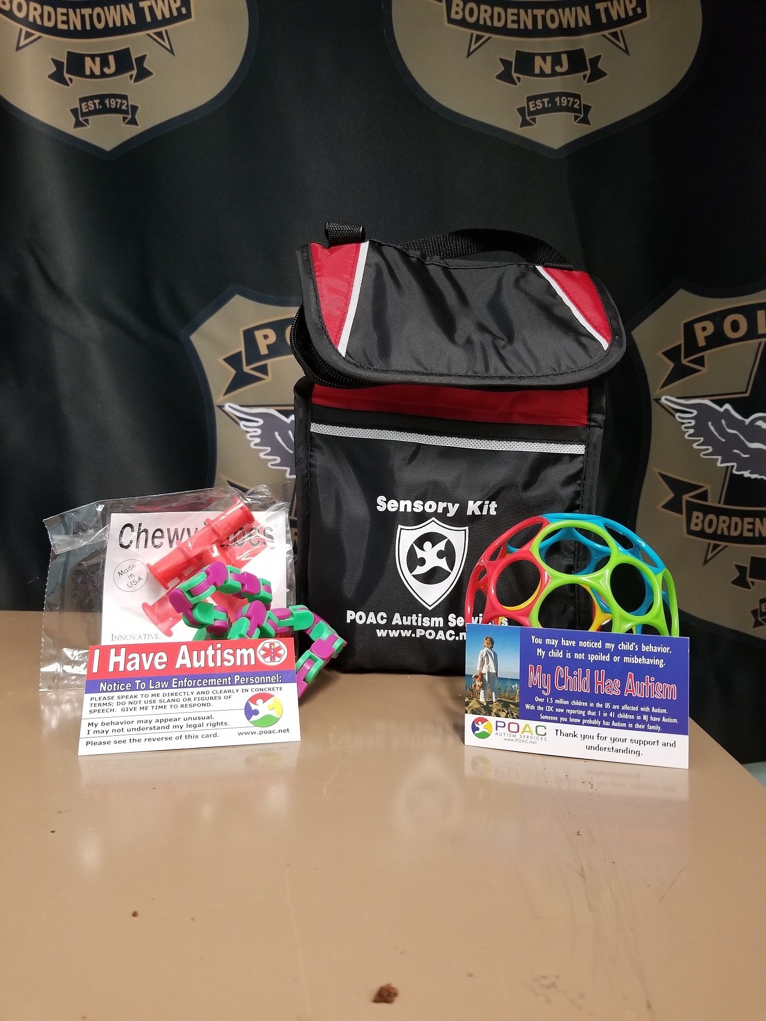 Bordentown Township Police purchase sensory kits for autism recognition and response