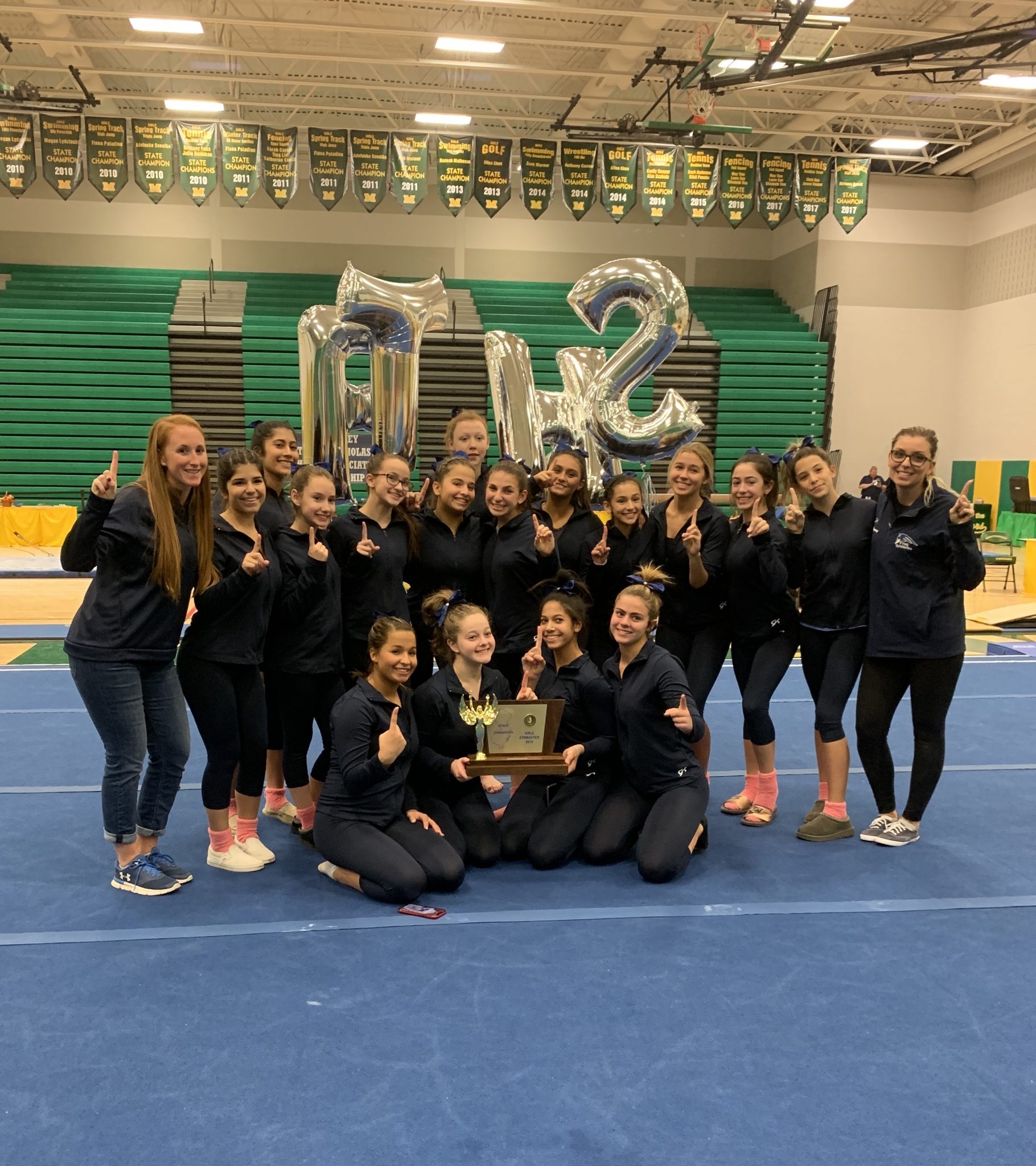 Freehold Township completes historic gymnastics season with third state title