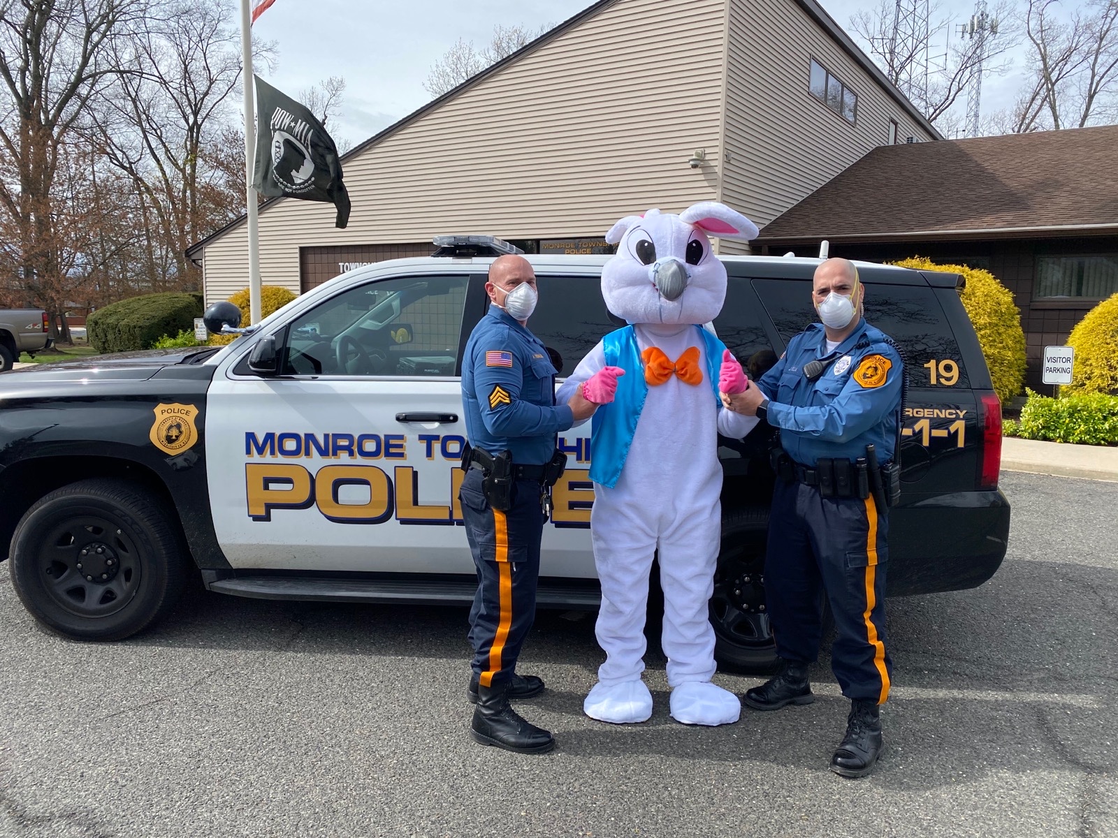 Monroe Township police nab ‘lop-eared egg-snatcher’ just in time for Easter Sunday