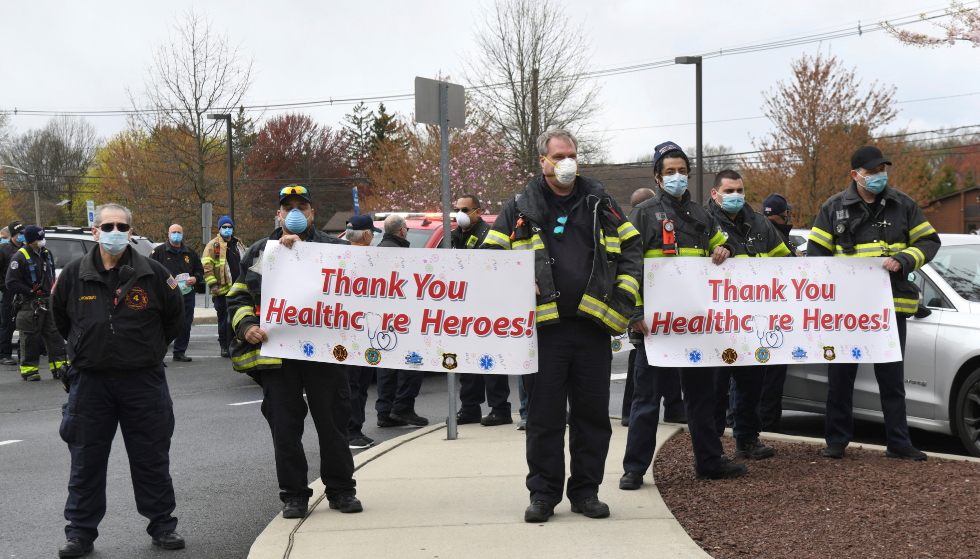 Area first responders show appreciation for their fellow frontline heroes