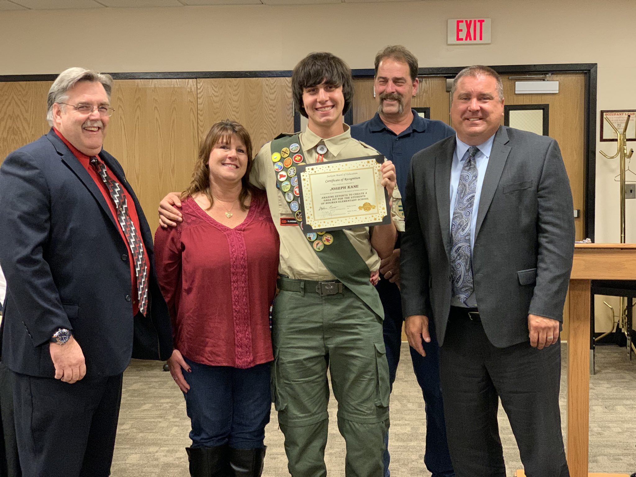 Jackson resident builds Gaga pit for Eagle Scout service project