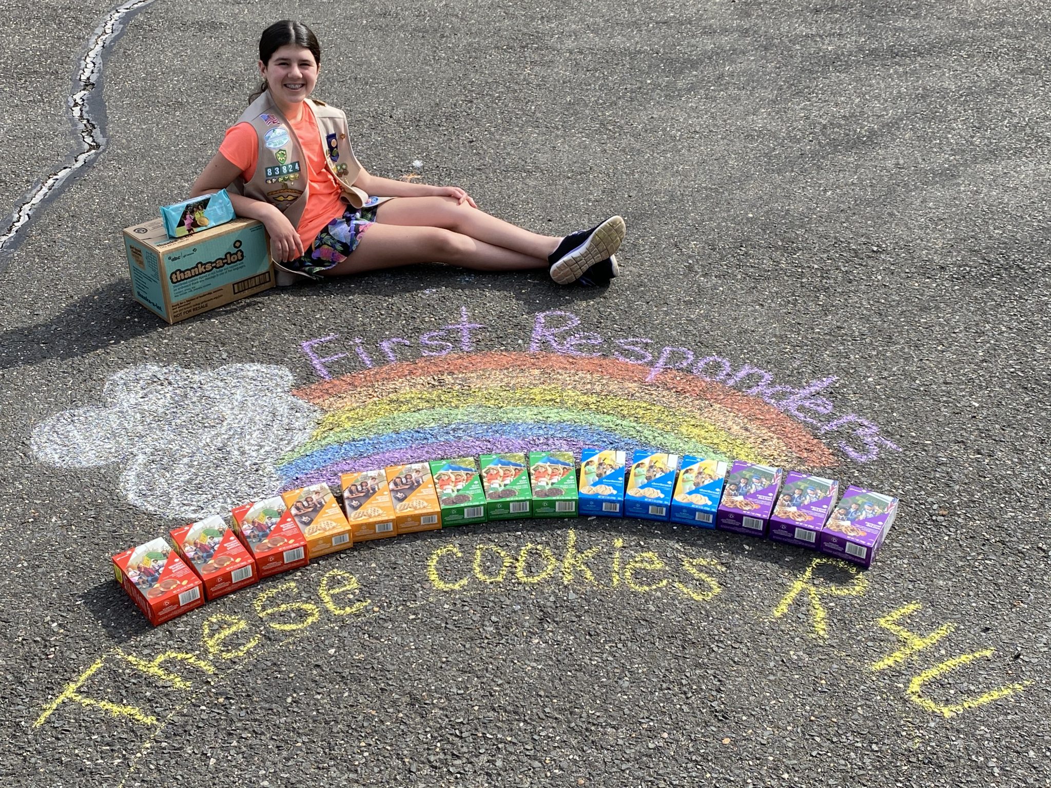 Local Girl Scouts spread smiles, appreciation through Quarantine Kindness Bingo game