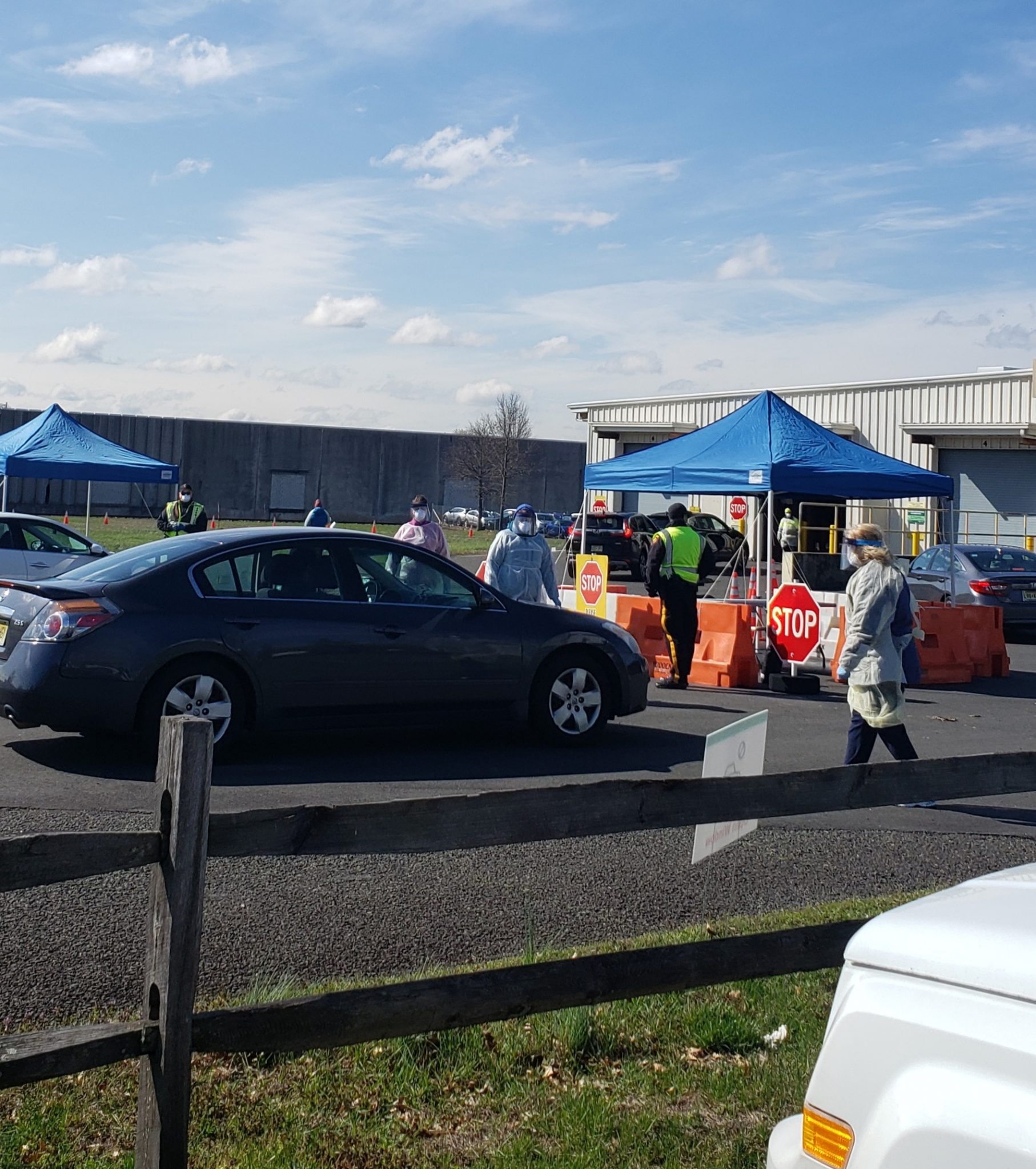 Some 156 COVID-19 tests administered on first day at Middlesex County drive-thru testing facility