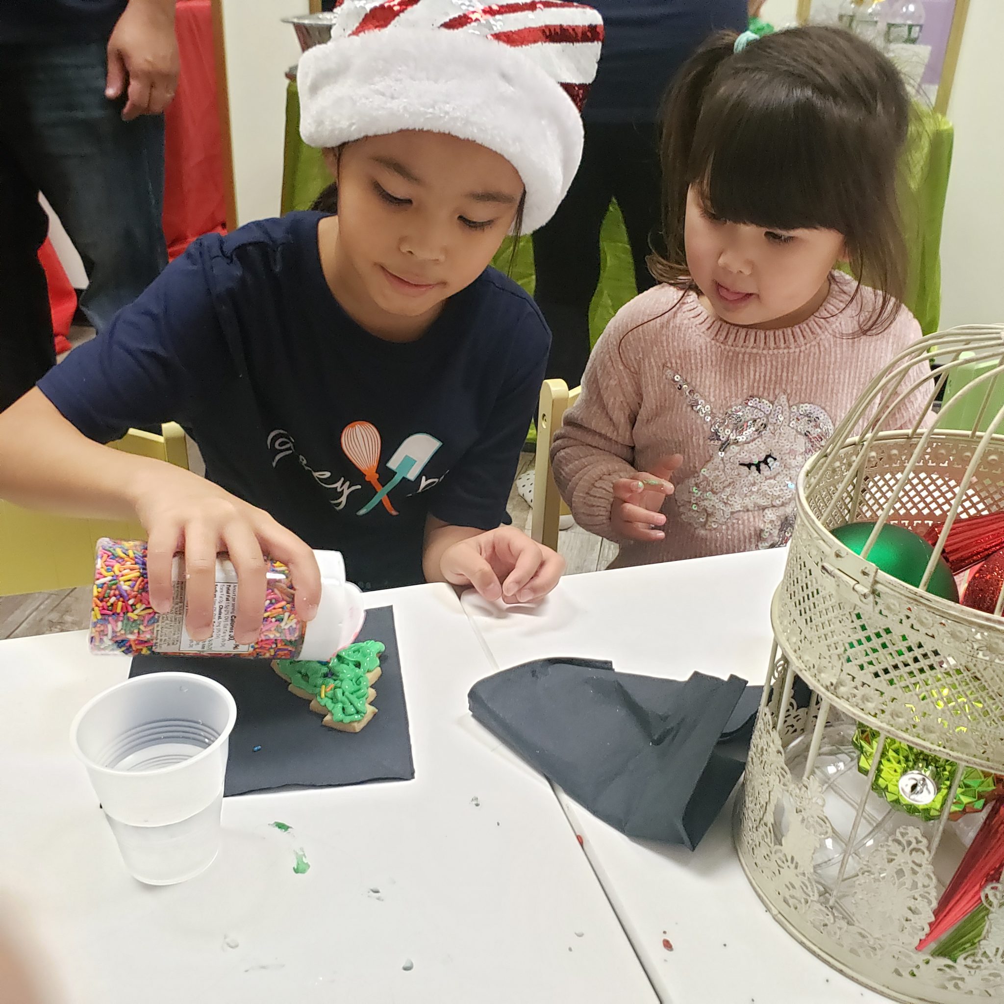 Cookie decorating fun at Tiny Town was sweet and delicious