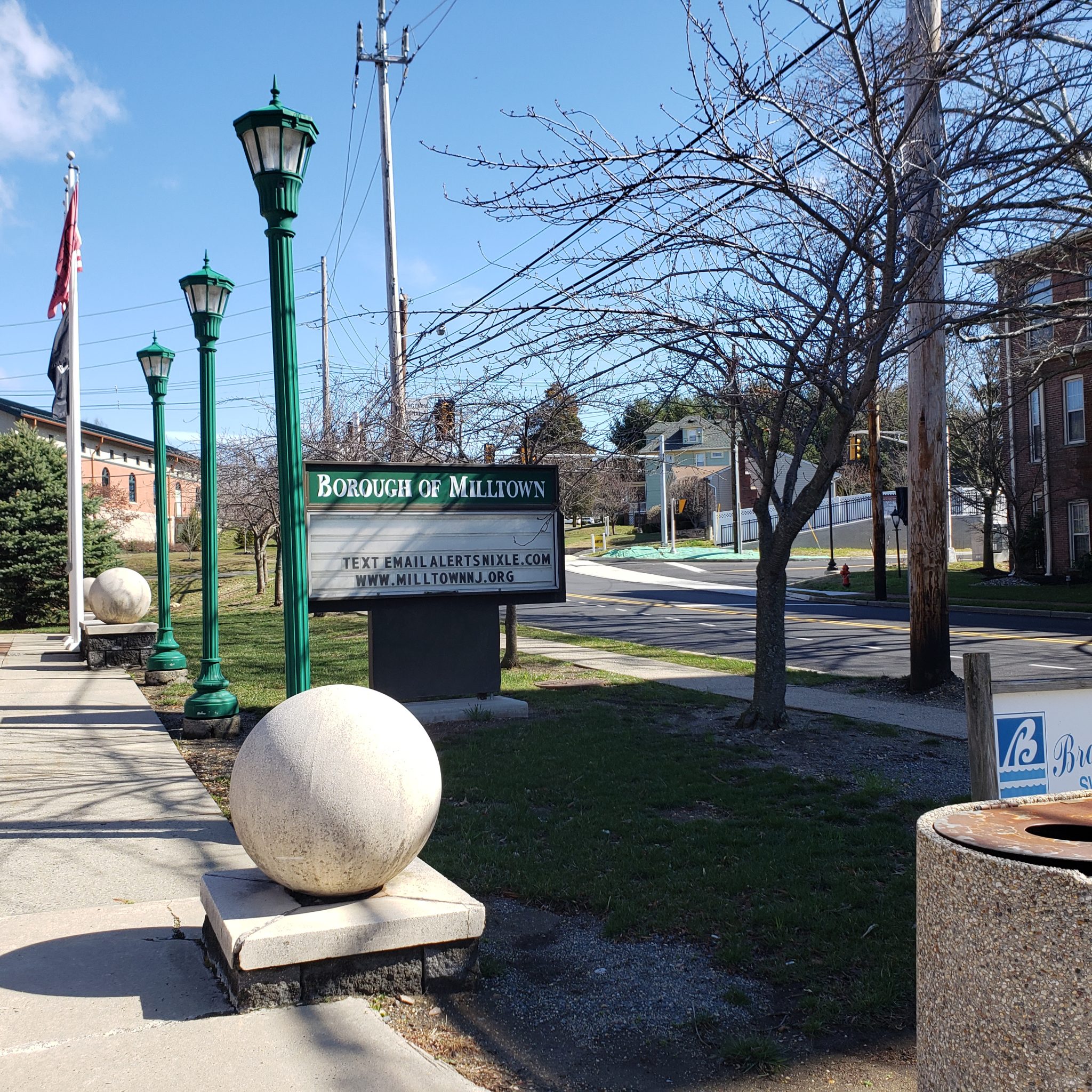 Clerical staff at Milltown Borough Hall will work from home after some employees test positive for COVID-19