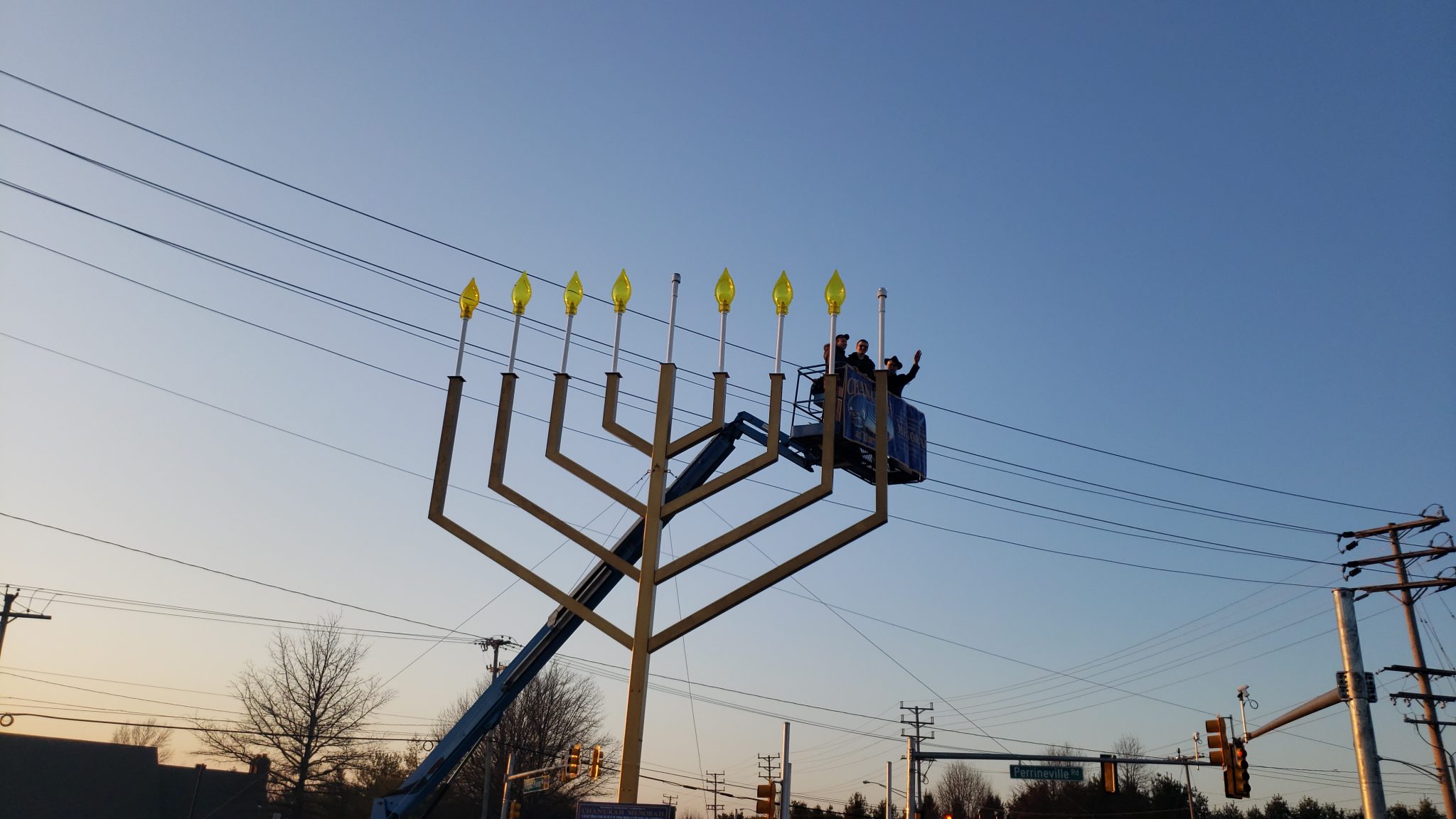 Monroe Hanukkah celebration calls for peace