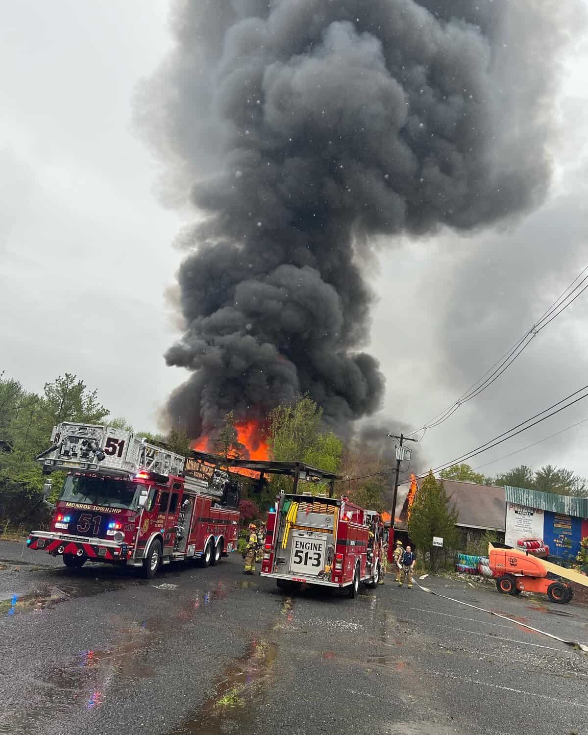 Fire under investigation at The Stone Museum; building structures destroyed