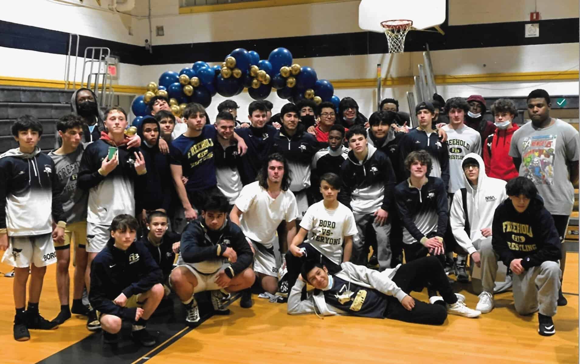 Freehold wrestlers perfect in winning B North Division championship