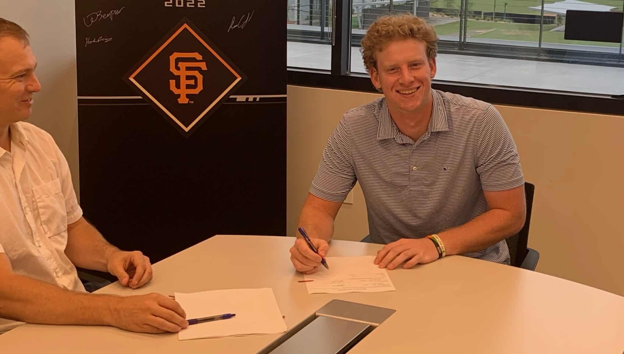 FTHS alum Liam Simon signs with Giants; excited to begin pro baseball career