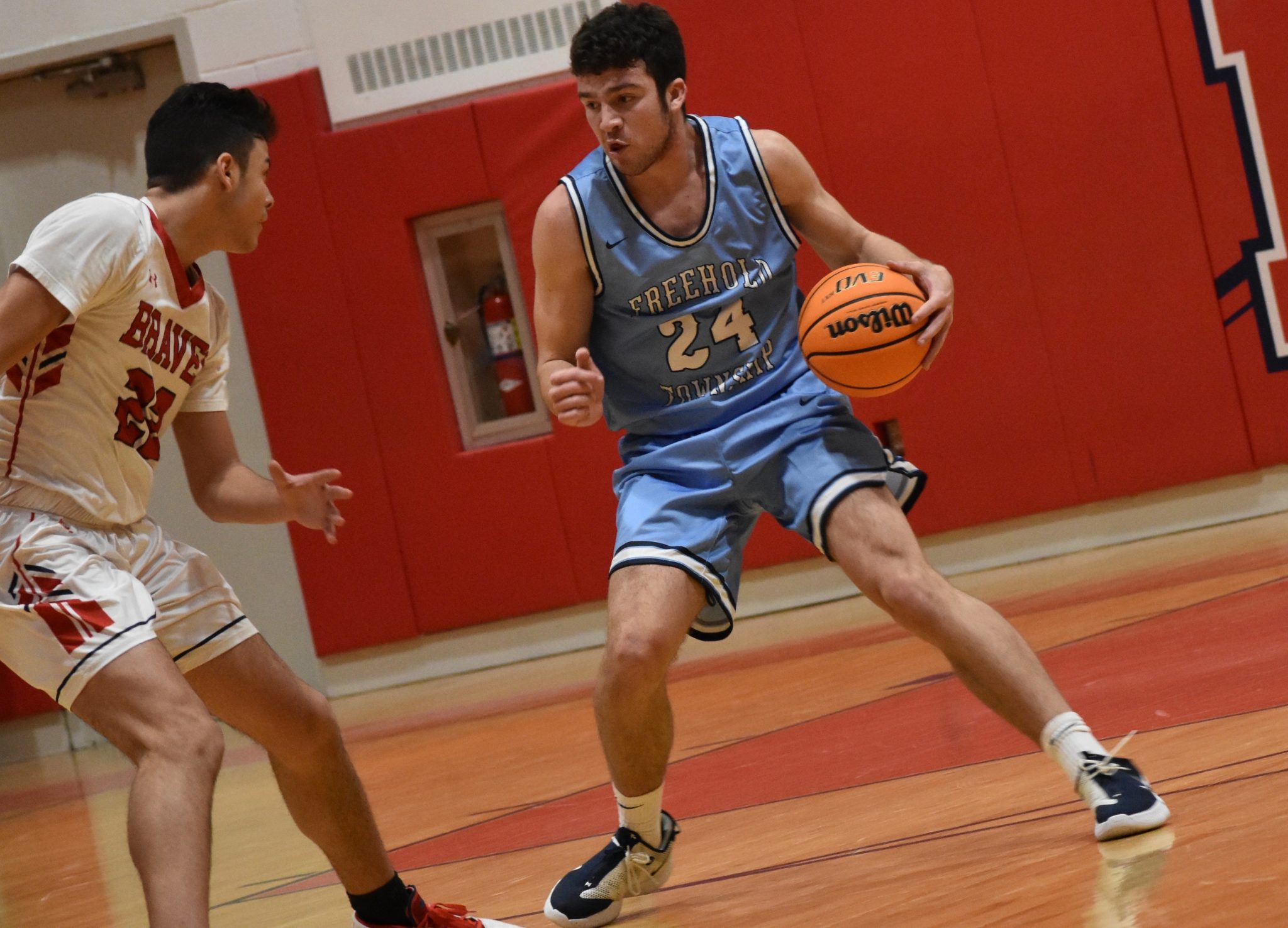 Freehold Township scores second victory over Manalapan cagers