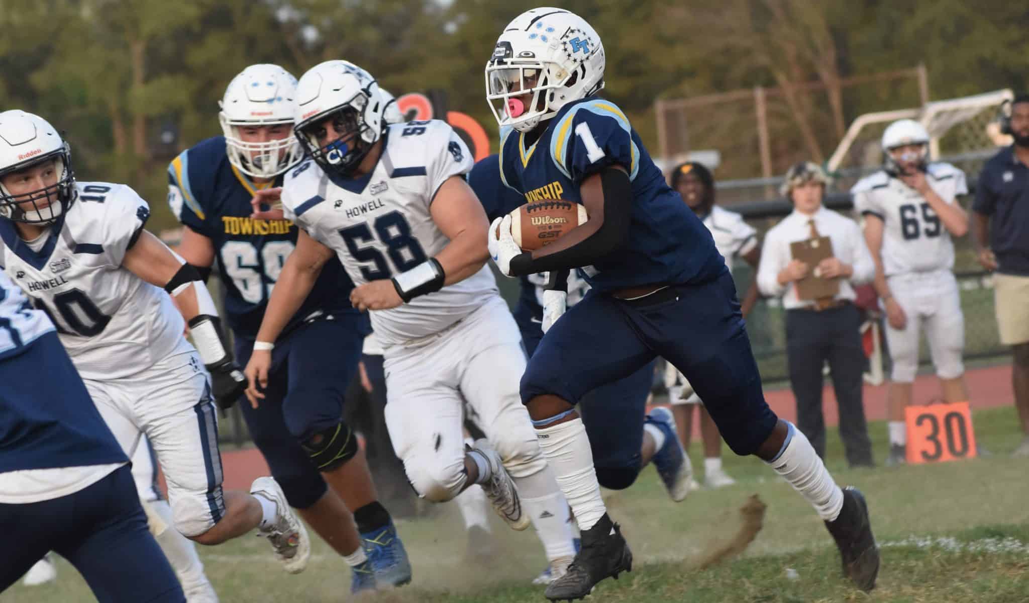 Augello, Enlow lead Freehold Township to 26-13 victory over Rebels