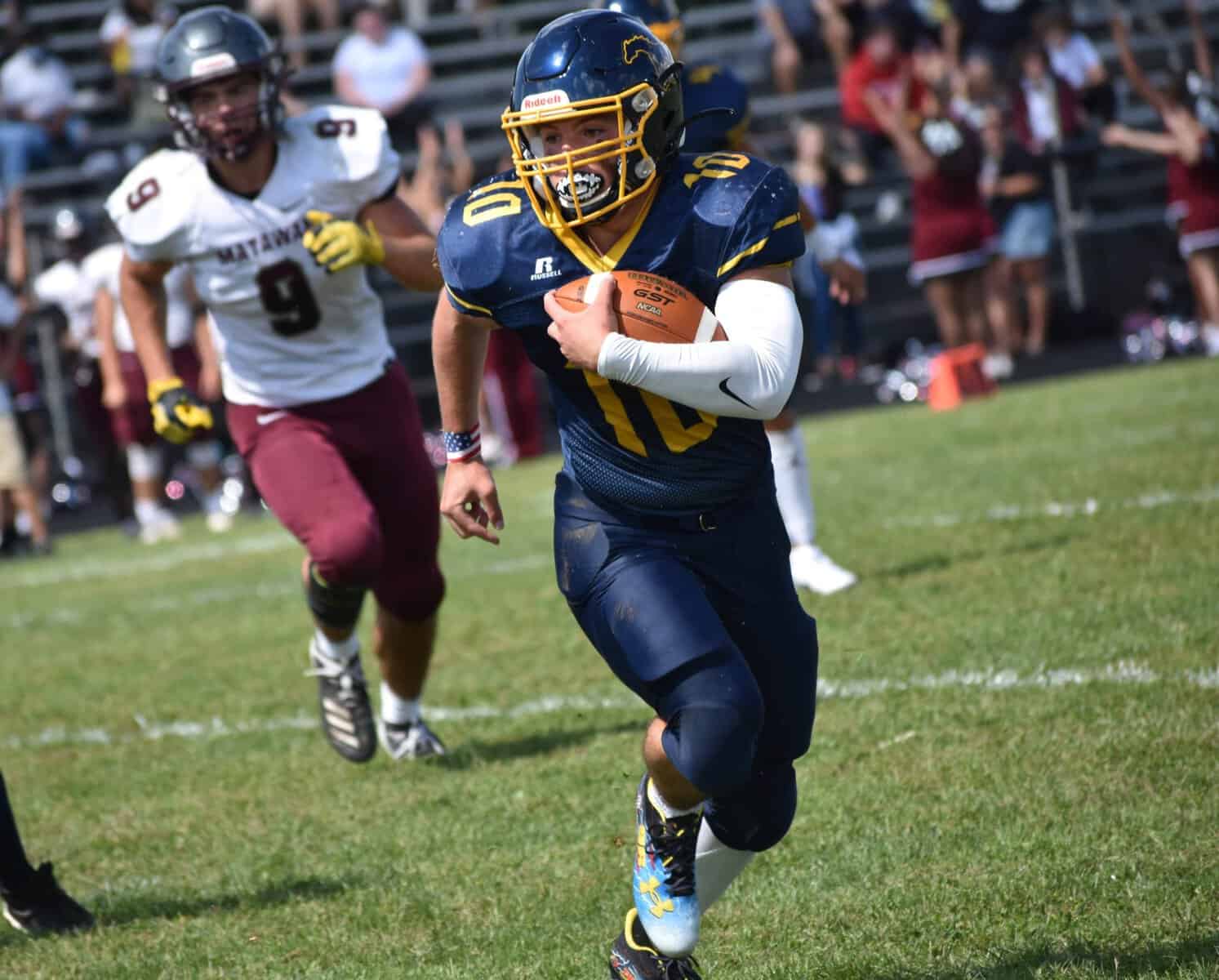 Marlboro tops Matawan, 35-20, in 2021 football opener