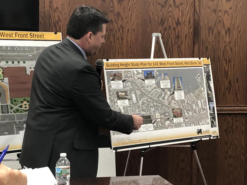 Red Bank zoning board members weigh proposal for 150 apartments