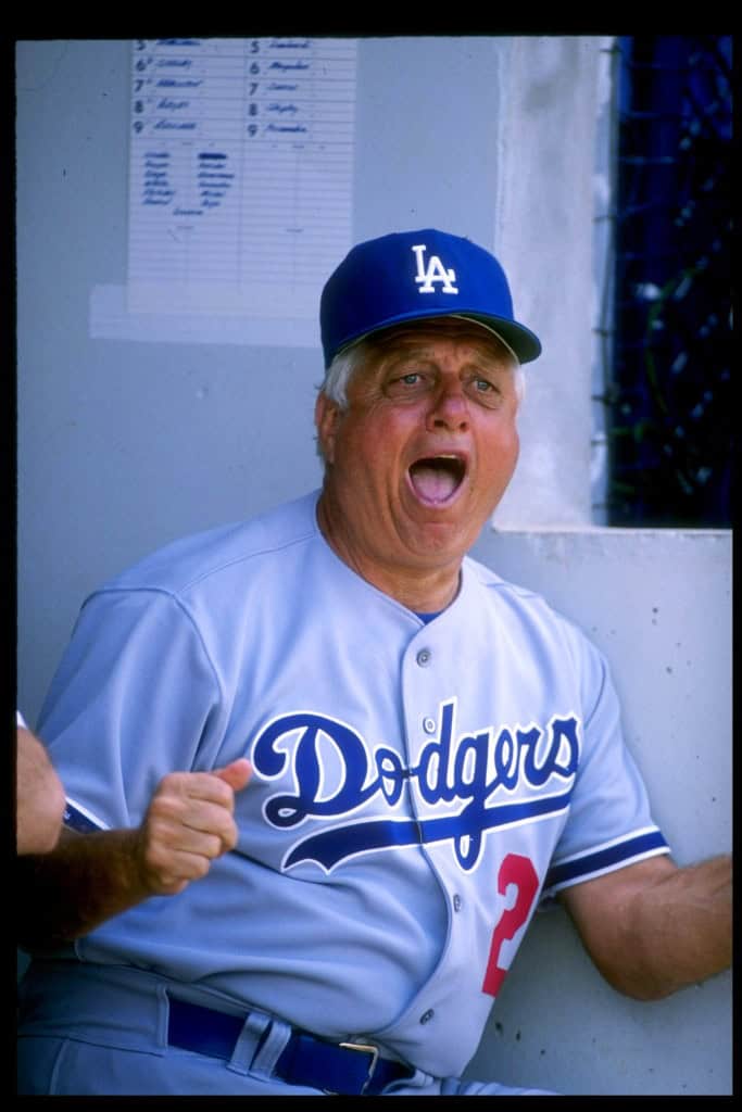 Photo Credit: Tommy Lasorda: Credit: Allen Steele /Allsport