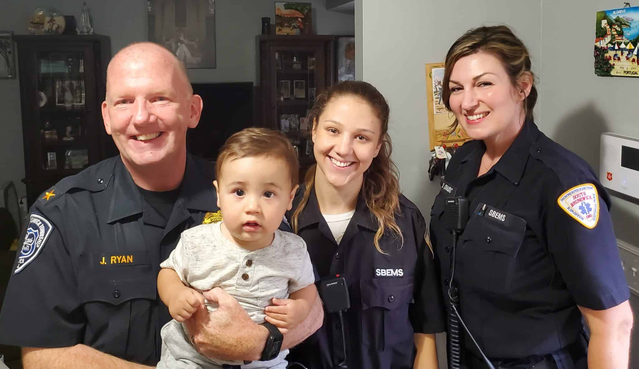 A happy ending: South Brunswick parents thank first responders for saving their 1-year-old son