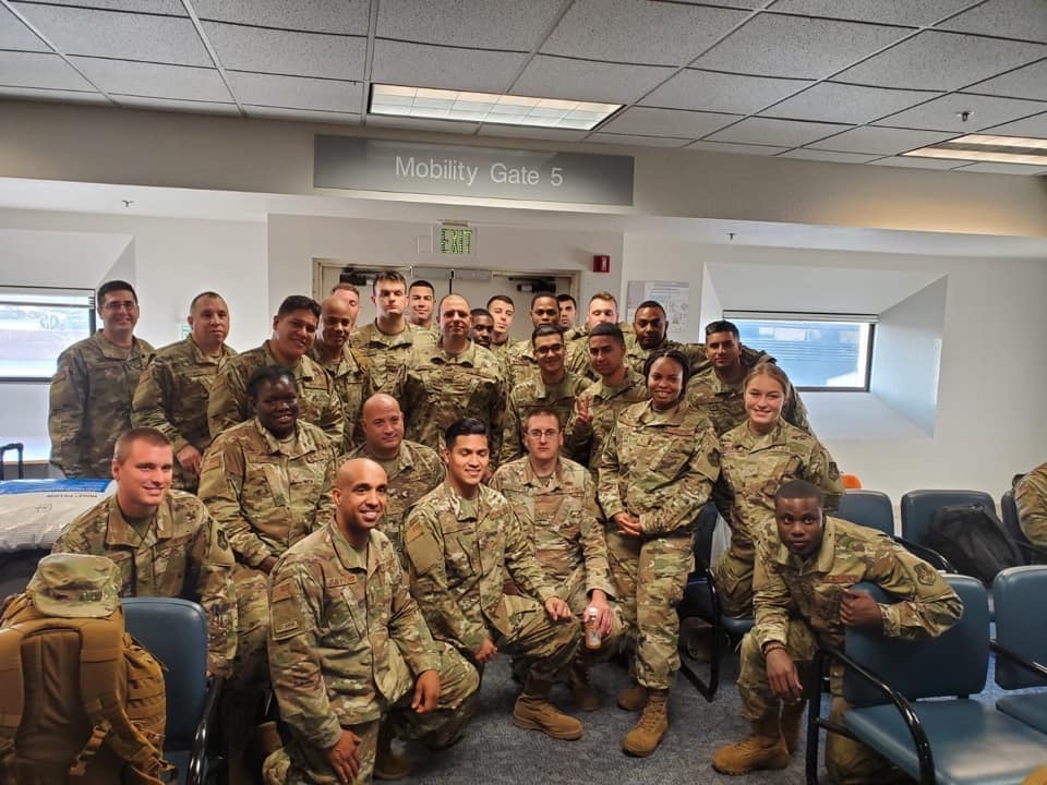 Active duty troops stationed overseas receive care packages from Spotswood American Legion Post 253