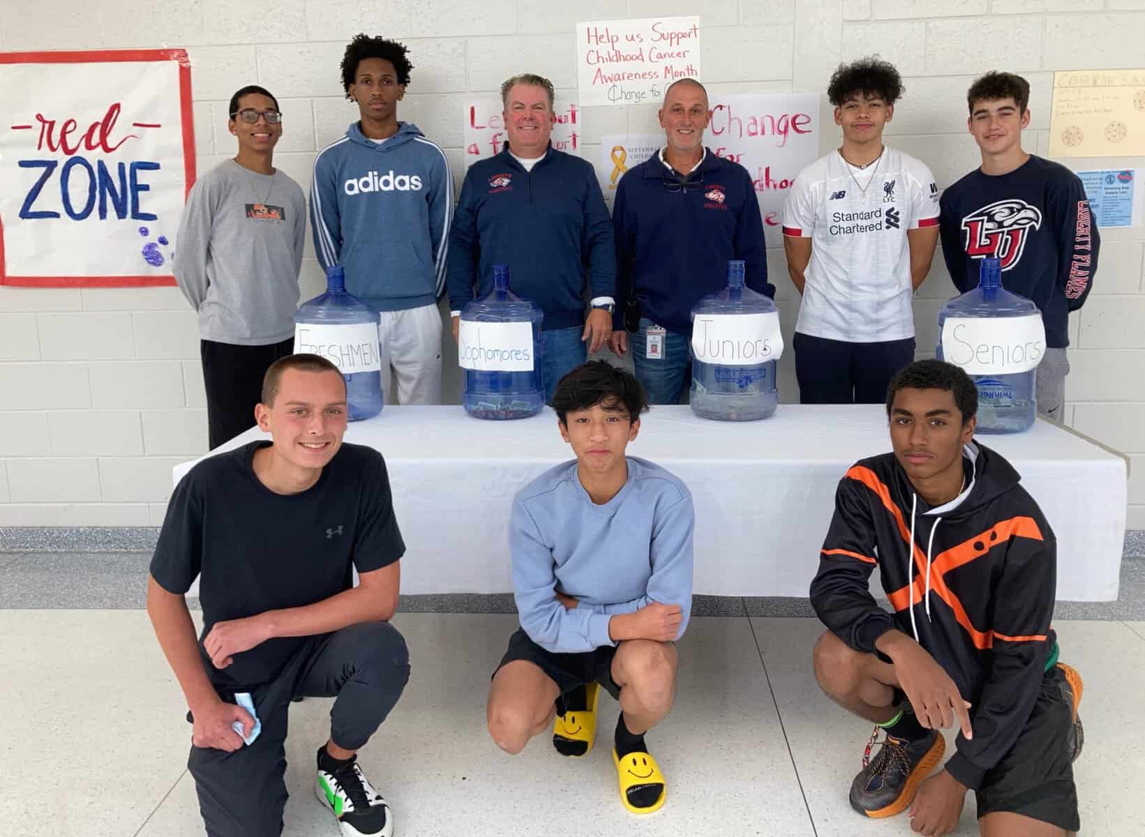 Jackson Liberty boys basketball program raises money for childhood cancer cause