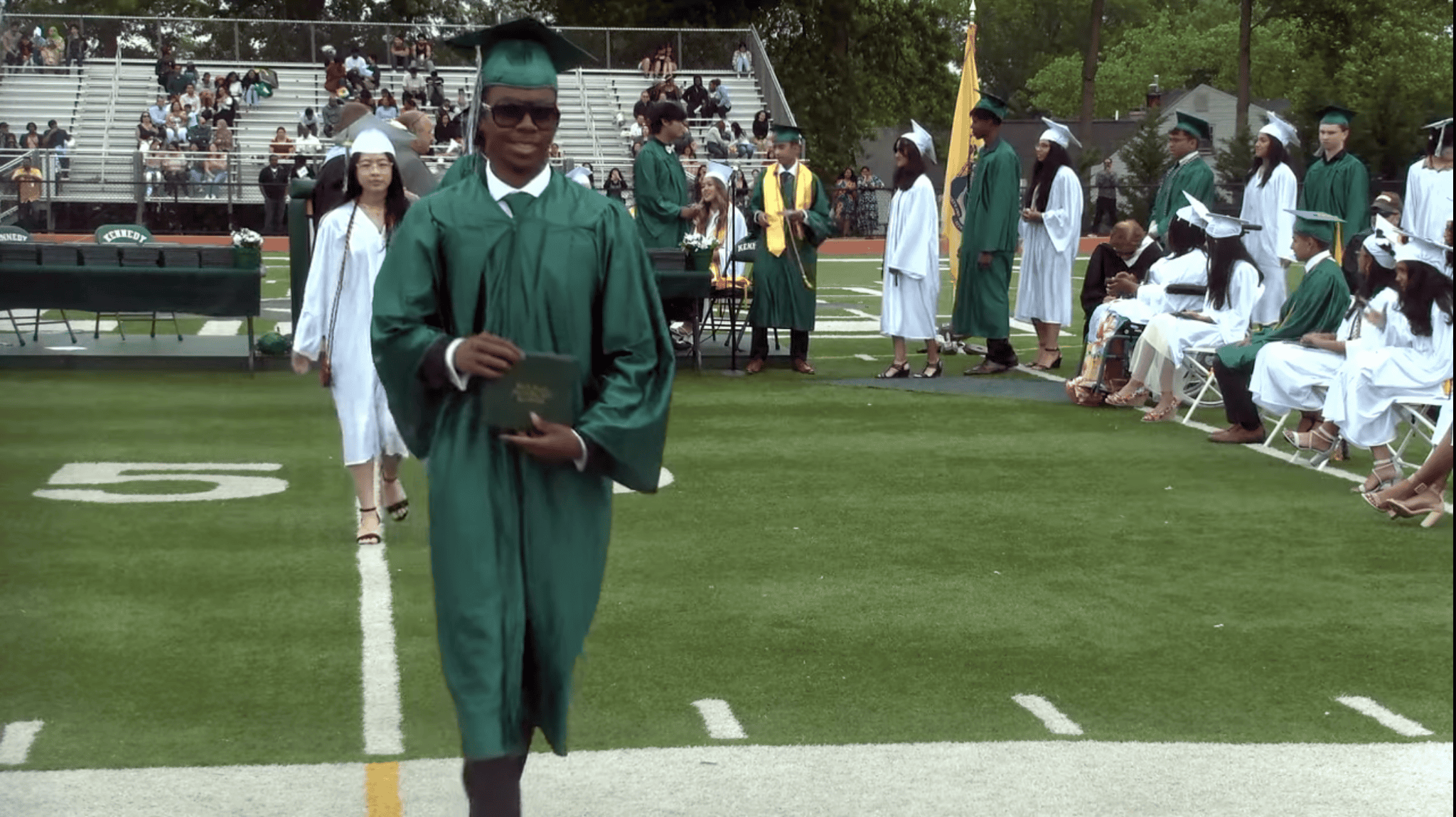 Senior classes graduate in Woodbridge with pomp and circumstance