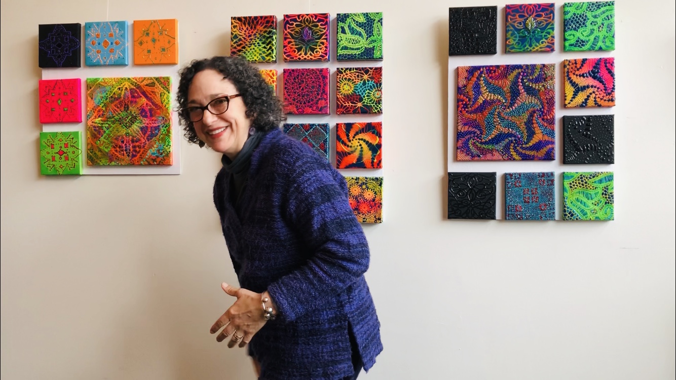 Professor’s insomnia, love for “Horror Vacui” motivates psychedelic art