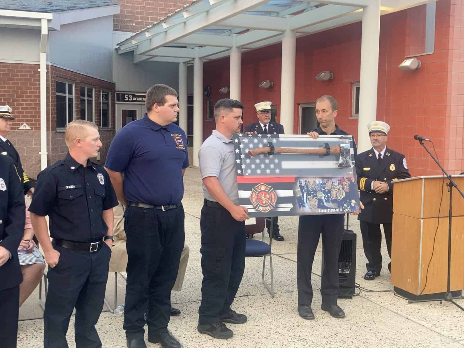 Burlington County celebrates first fire academy graduation since start of COVID-19 pandemic